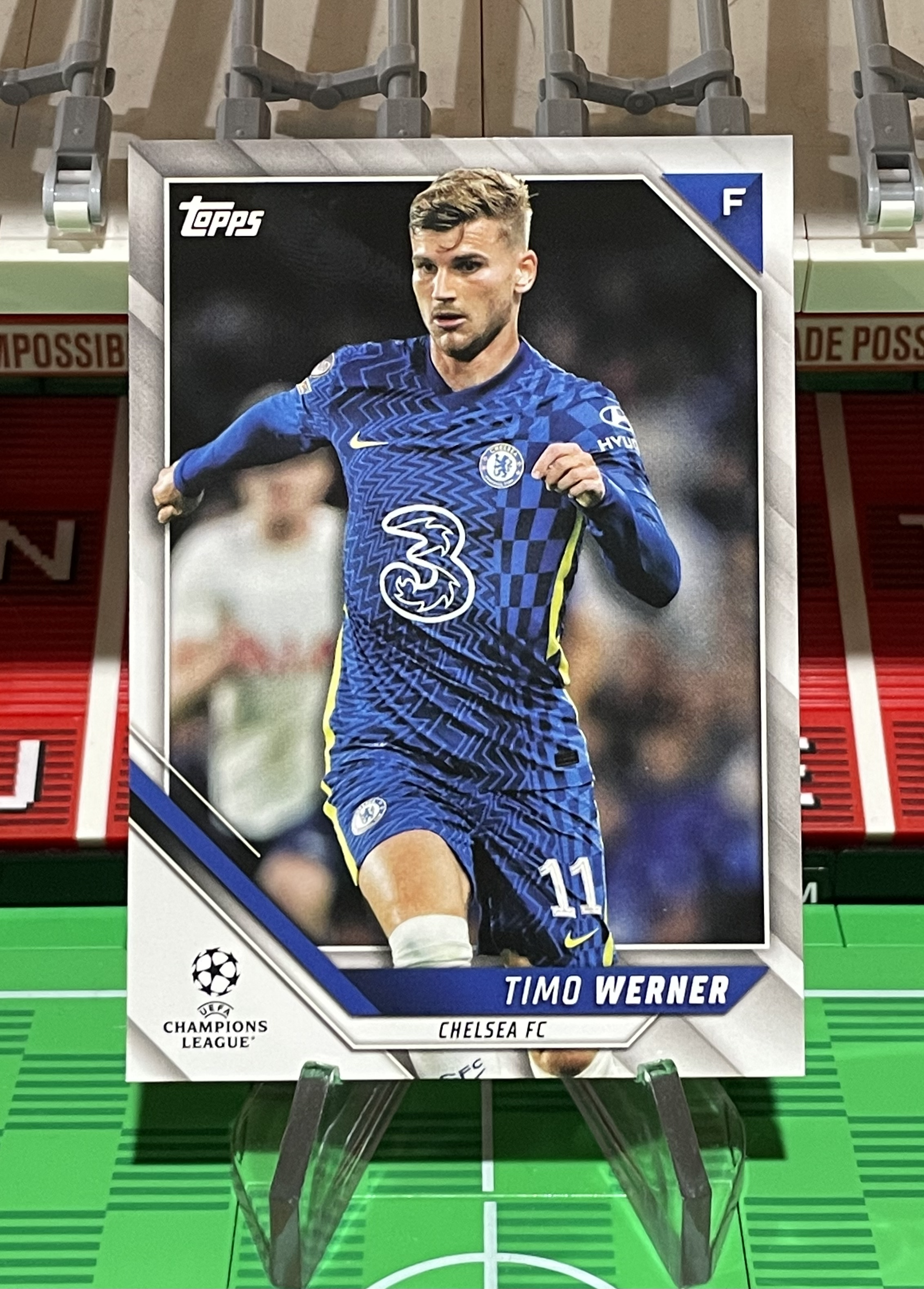 timo werner 2021-22 topps champions league base card