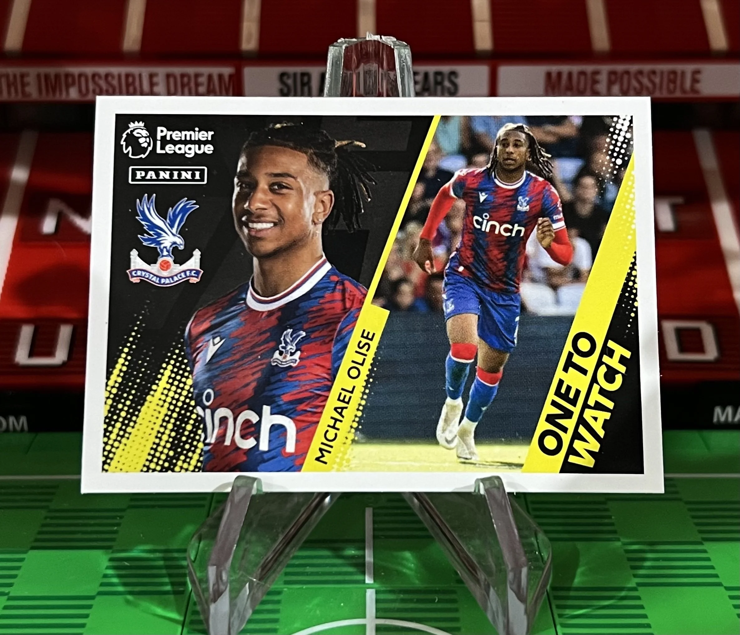 michael olise 2023 panini one to watch sticker
