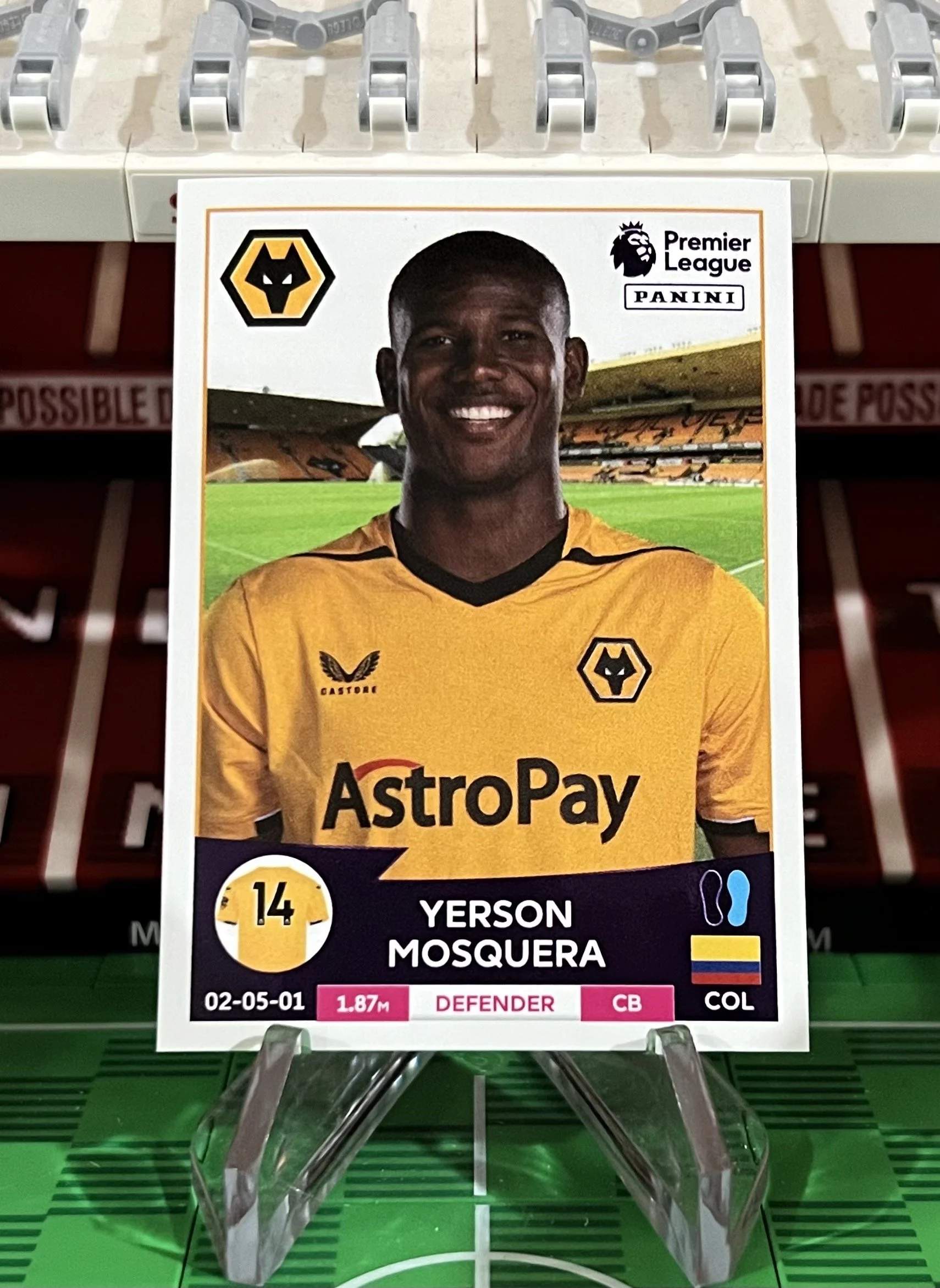 yerson mosquera 2023 panini sticker