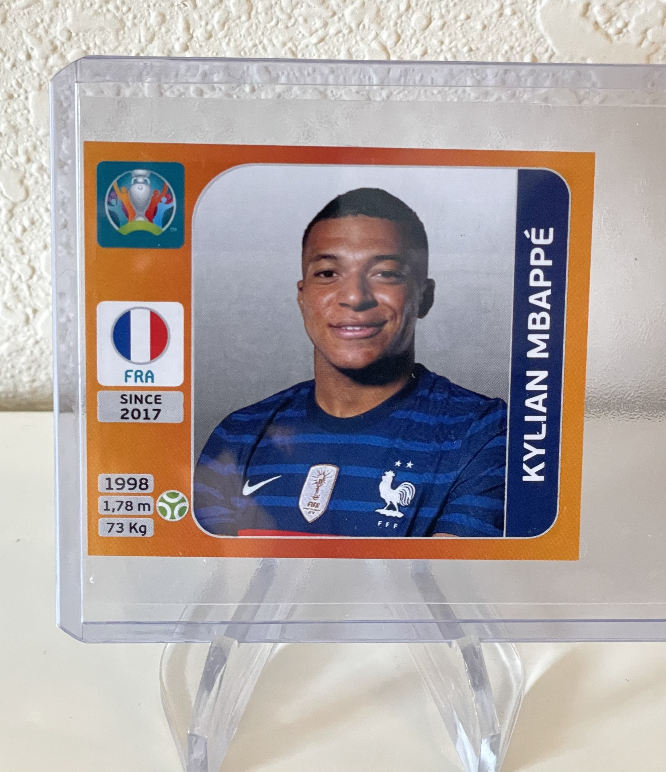 kylian mbappe euro 2020 panini sticker