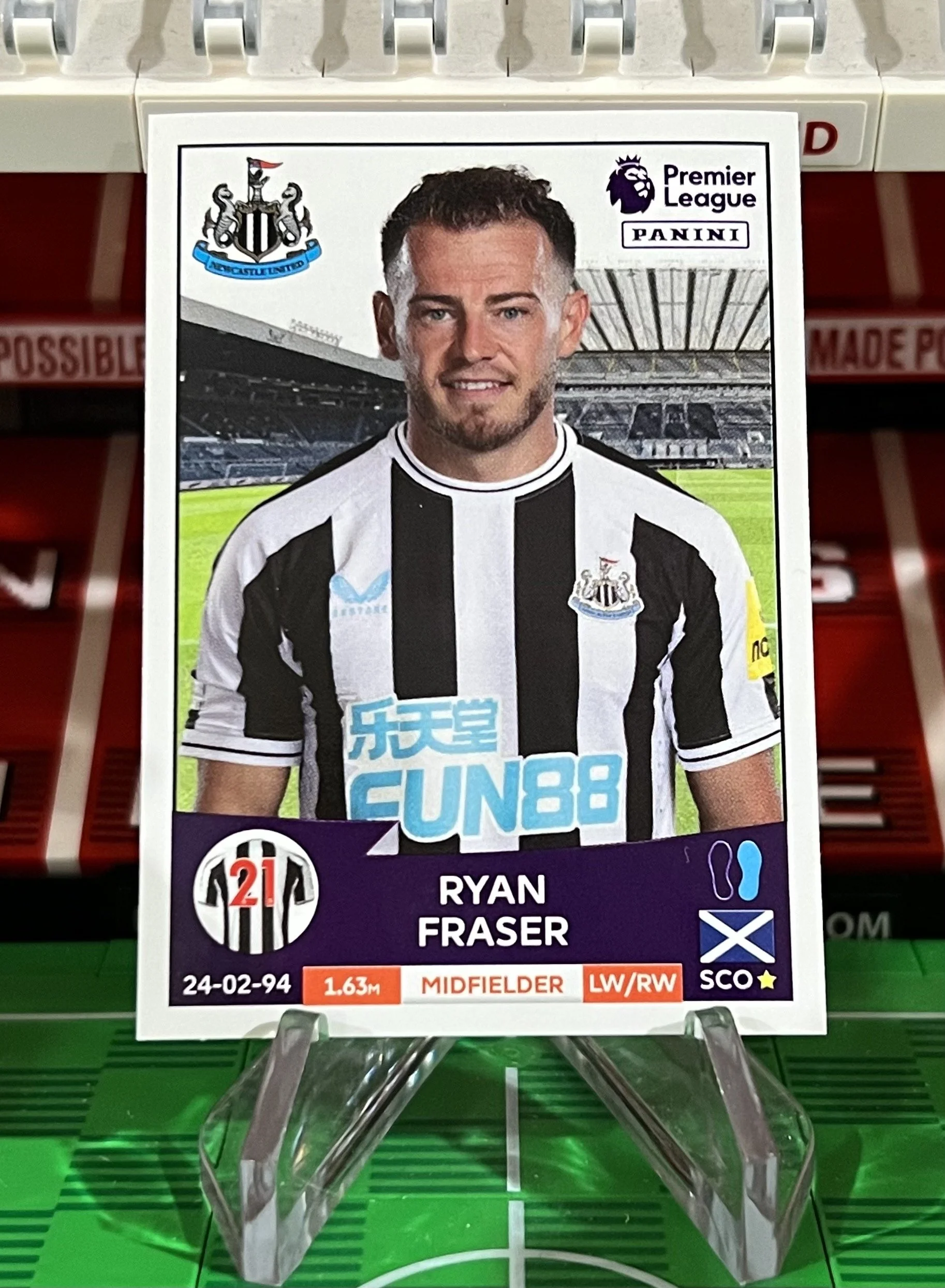 ryan fraser 2023 panini sticker