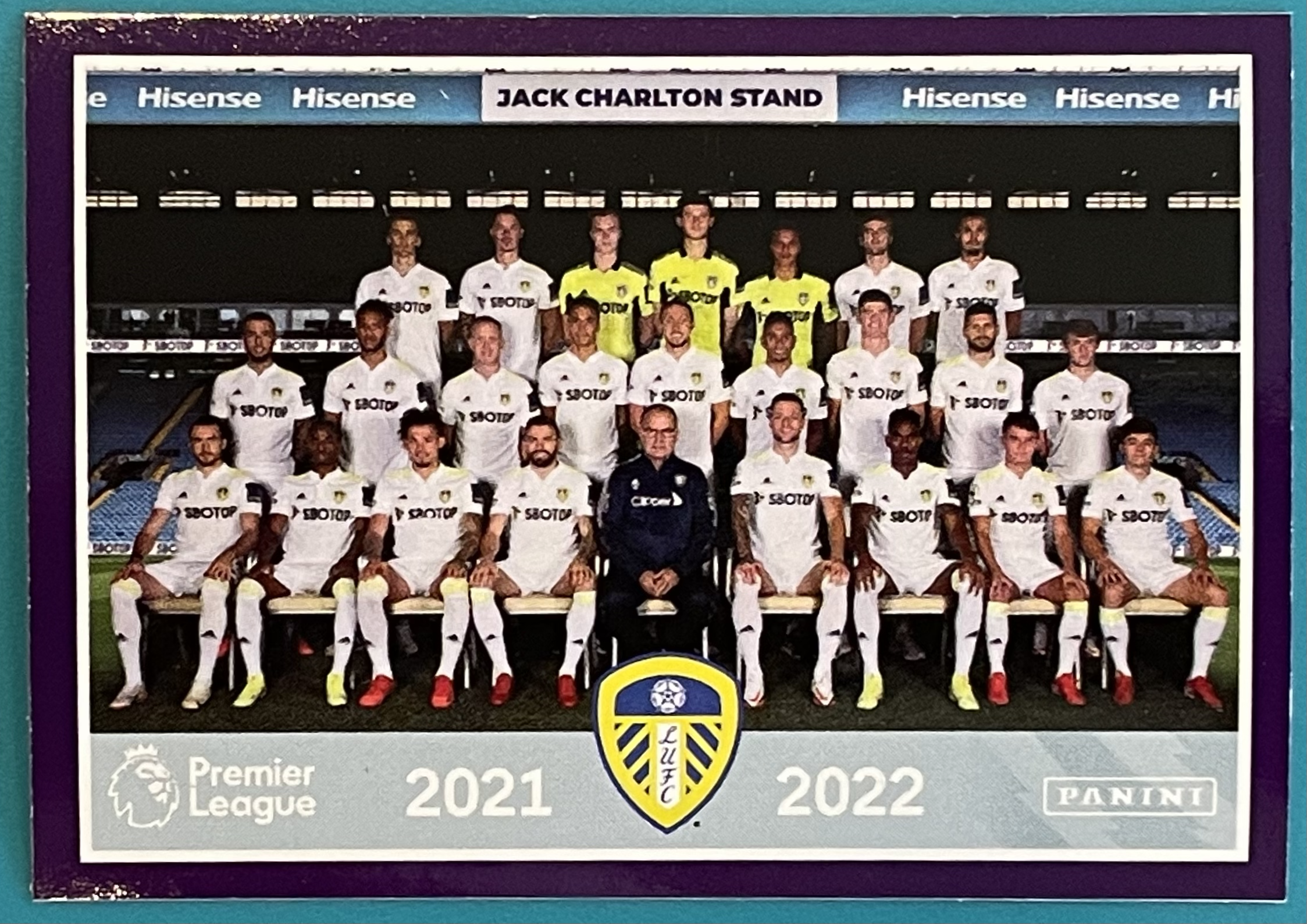 leeds united team 2022 panini sticker