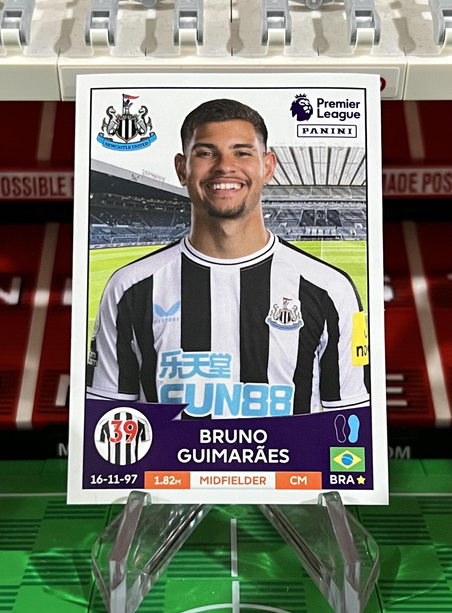 bruno guimaraes 2023 panini sticker
