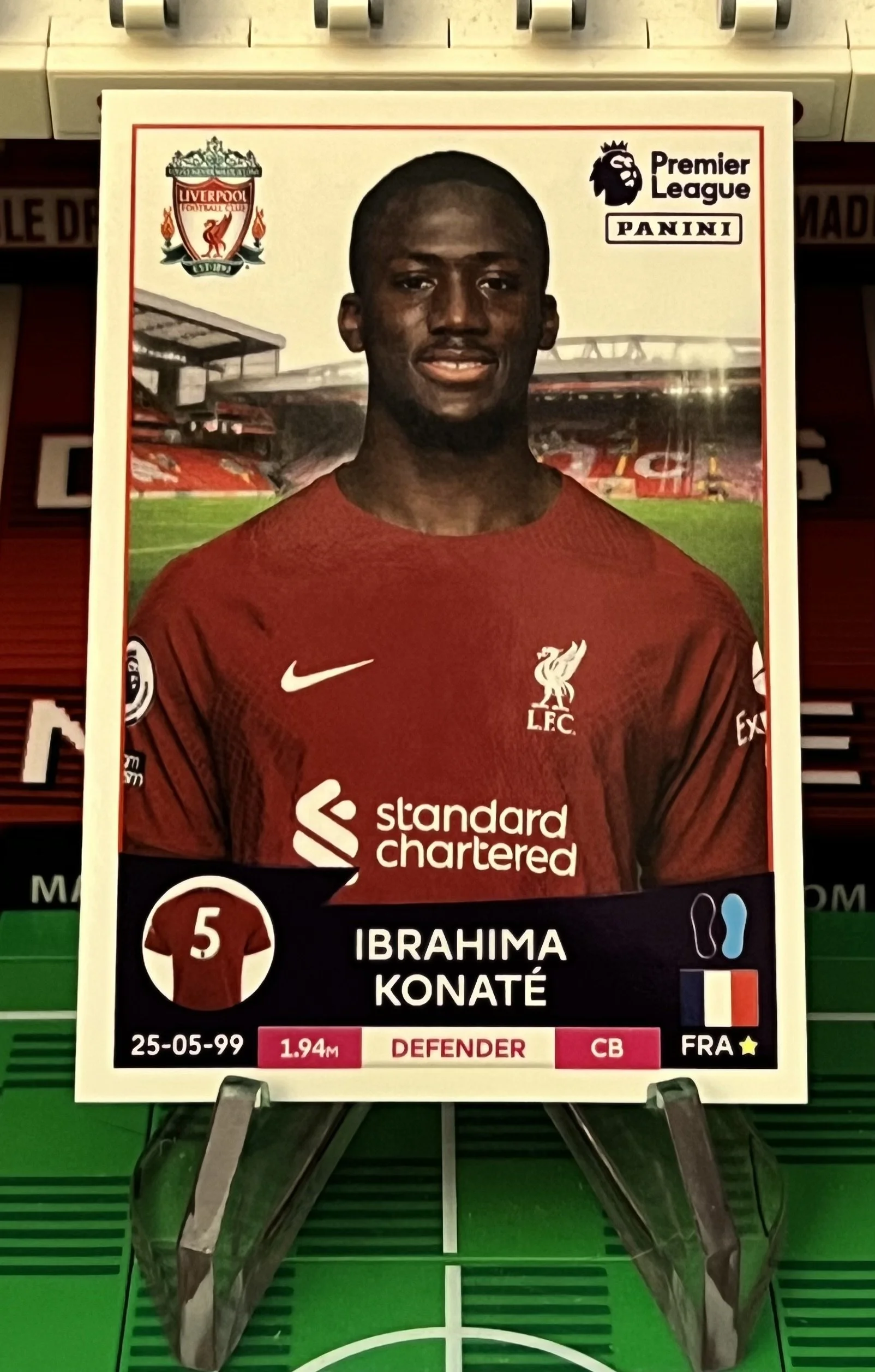ibrahima konate 2023 panini sticker