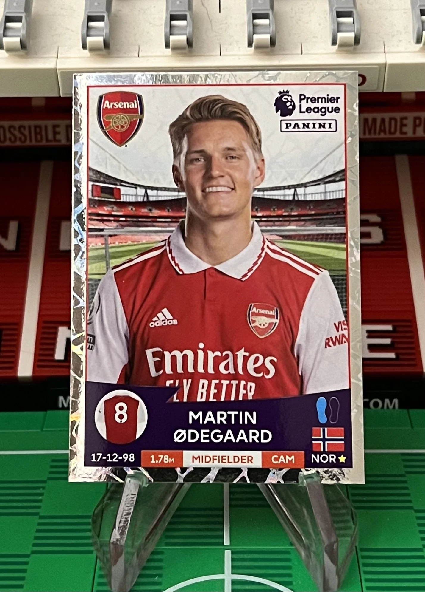 martin odegaard 2023 panini sticker