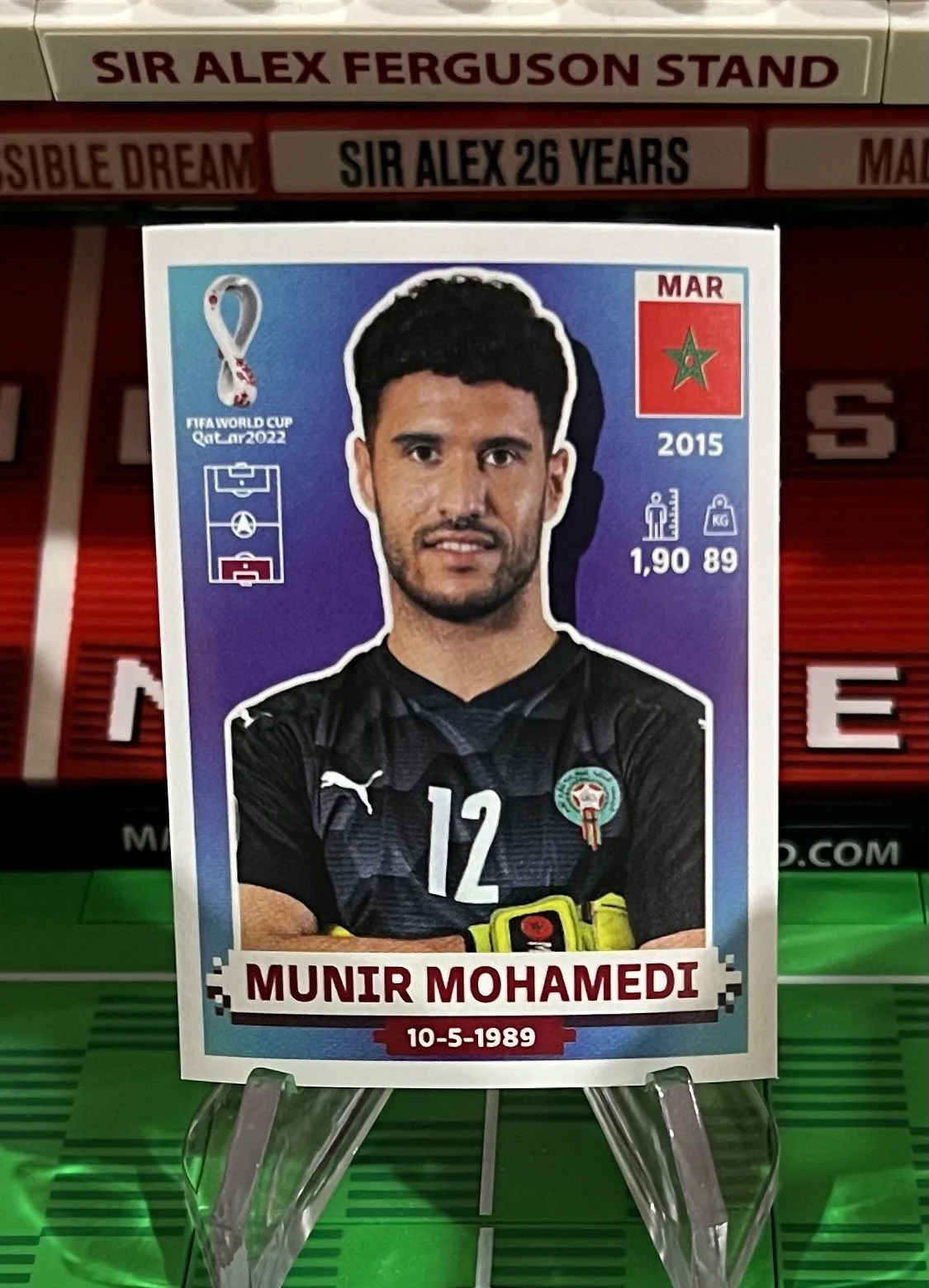 munir mohamedi world cup qatar panini sticker