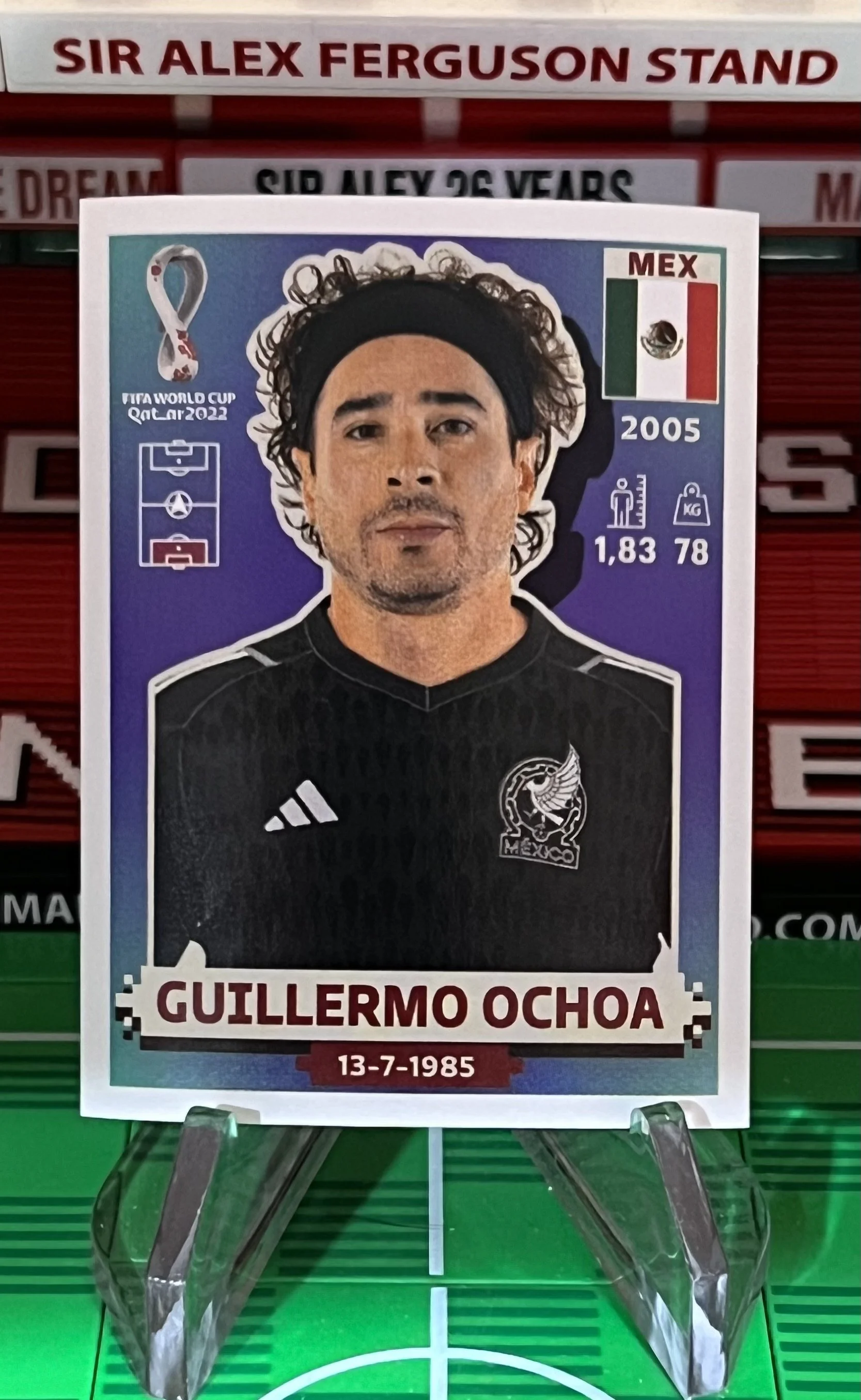 guillermo ochoa world cup qatar panini sticker
