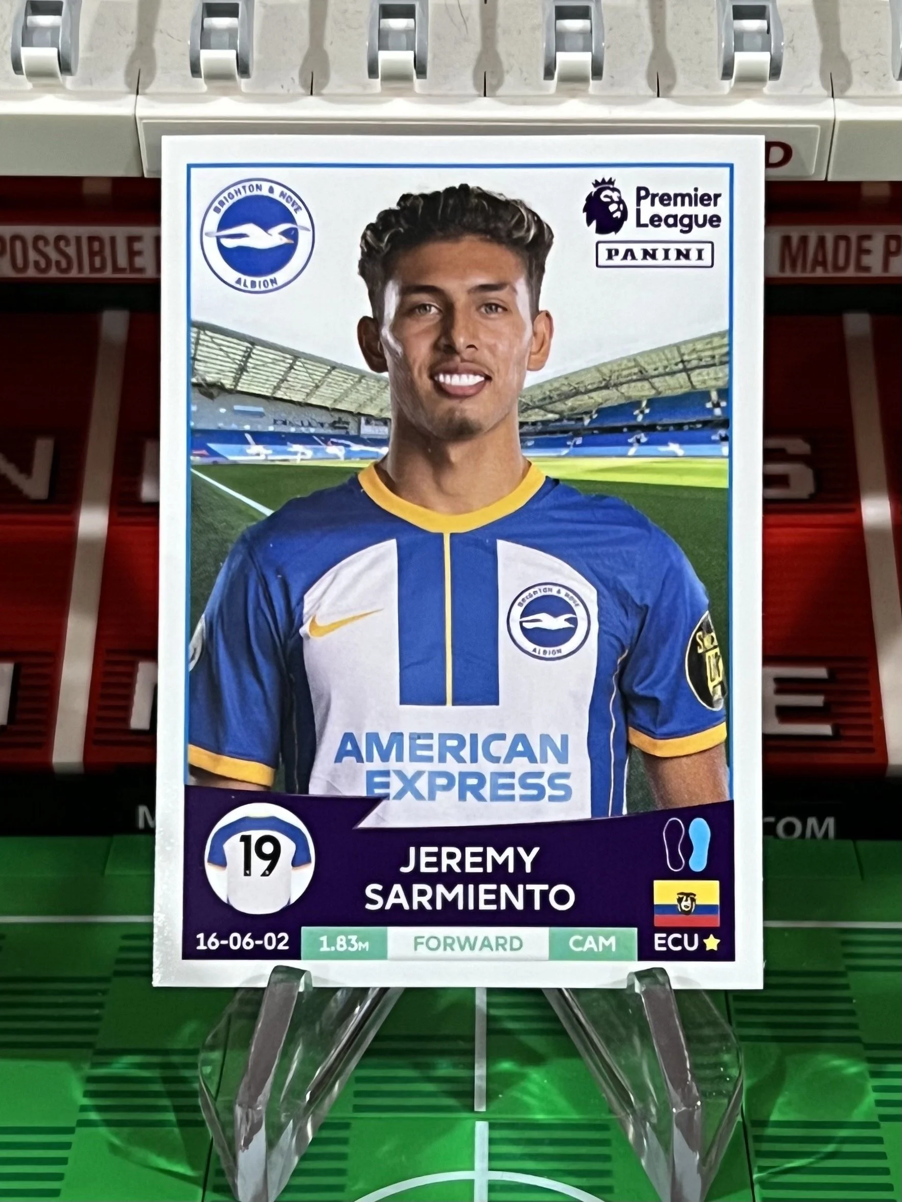 jeremy sarmiento 2023 panini sticker