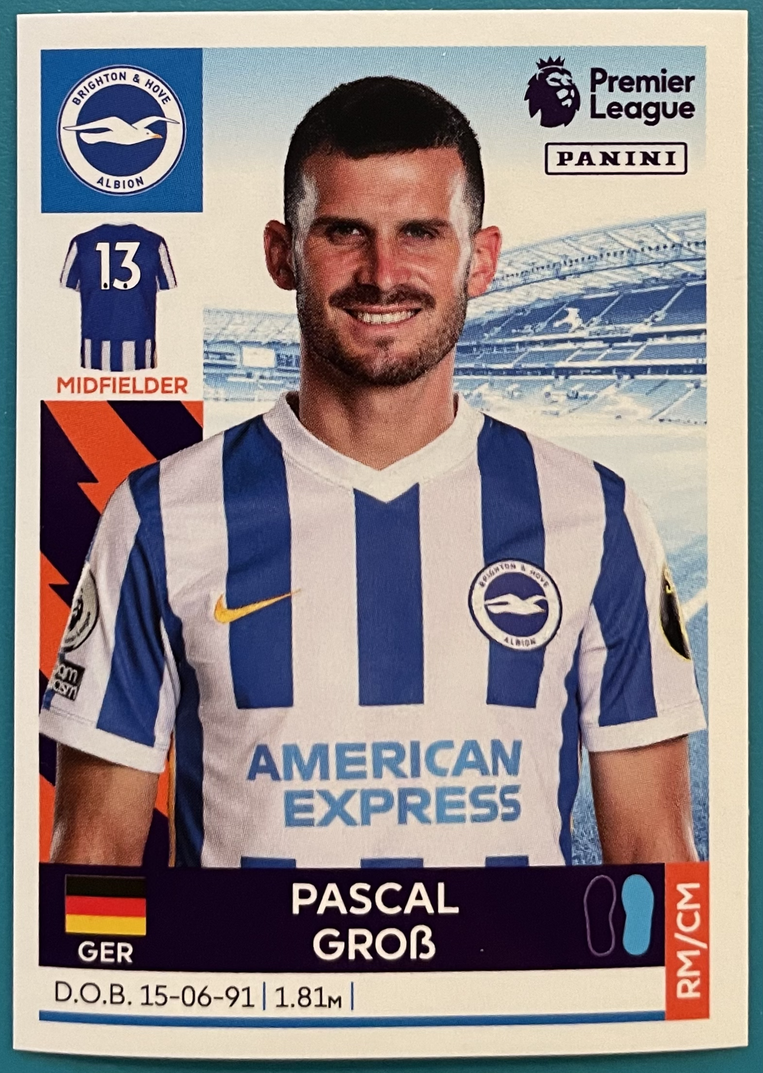 pascal grob 2022 panini sticker
