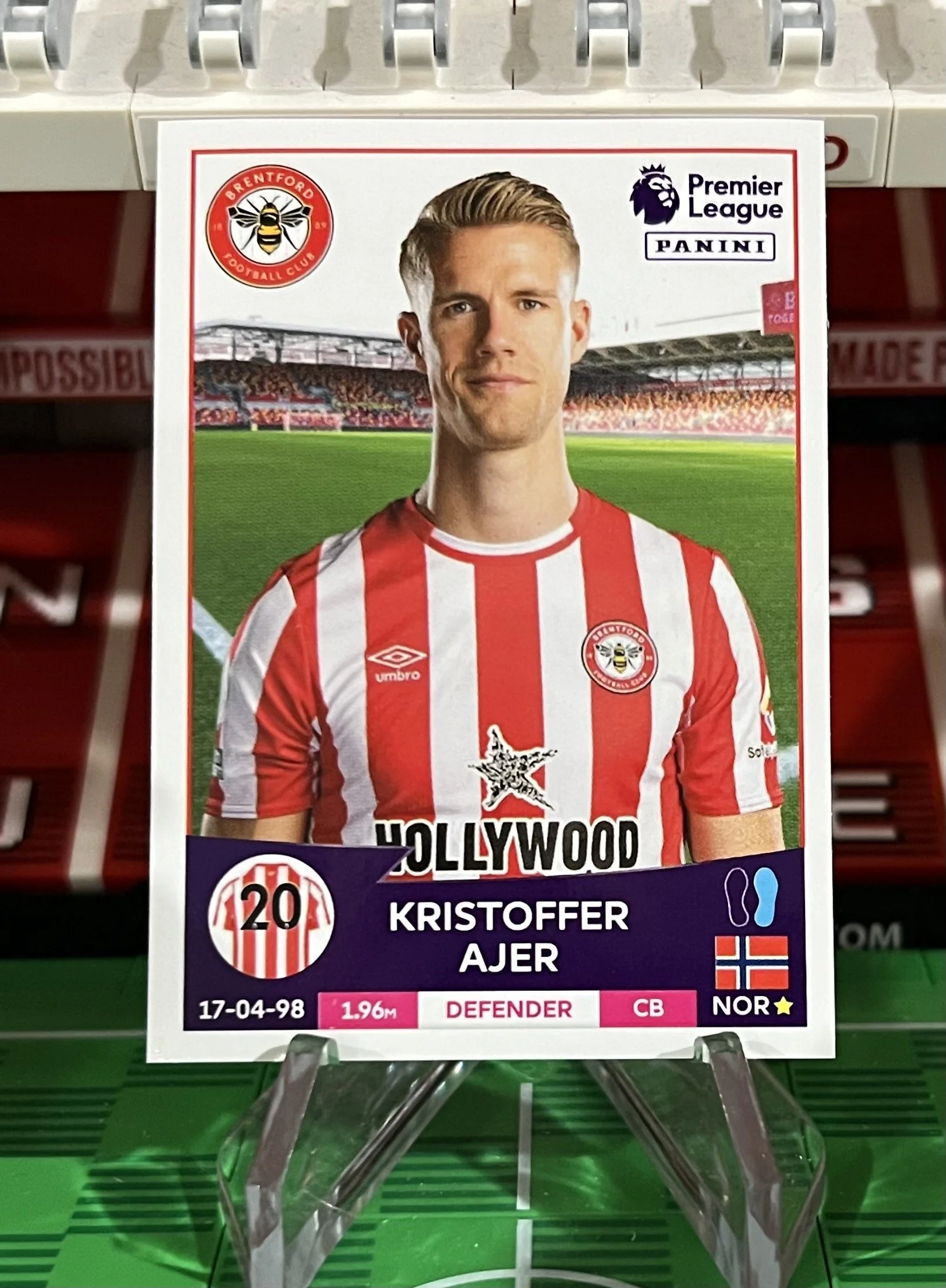 kristoffer ajer 2023 panini sticker