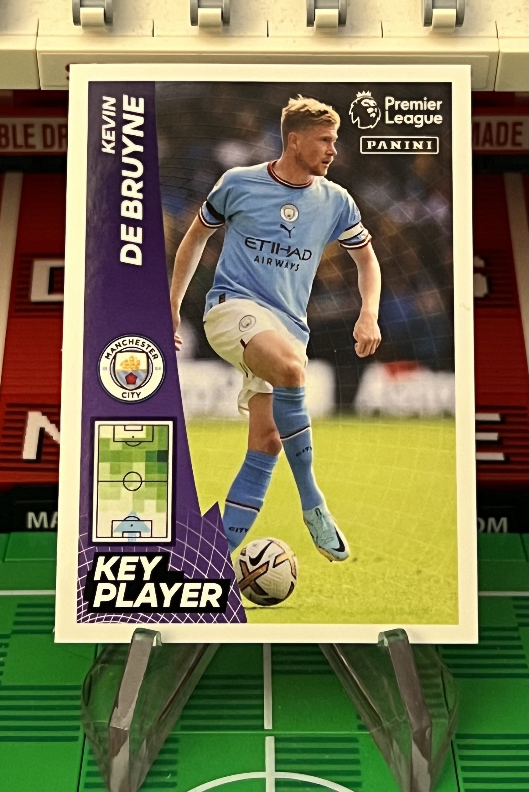 kevin de bruyne 2023 panini key player sticker