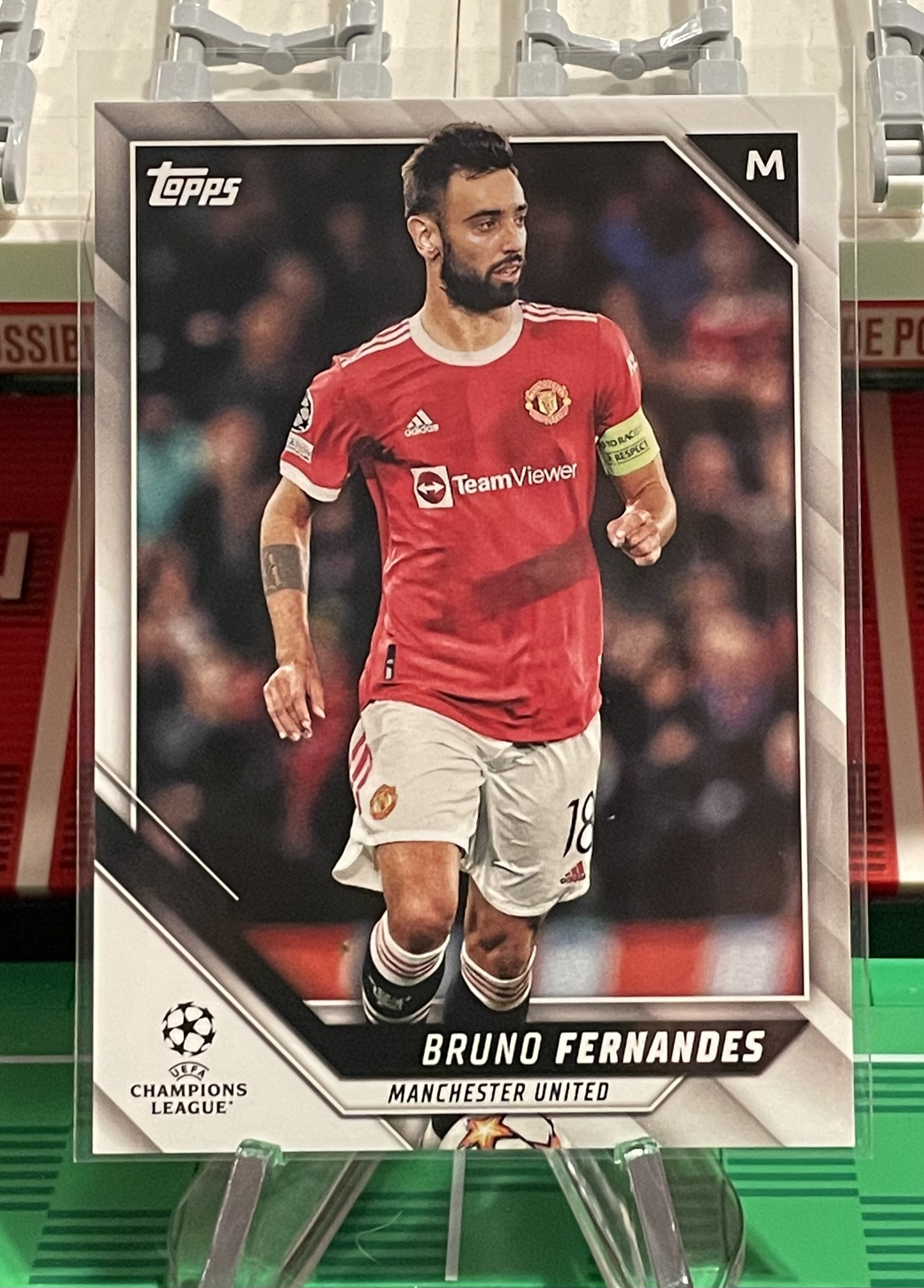 bruno fernandes 2022 topps uefa champions league card