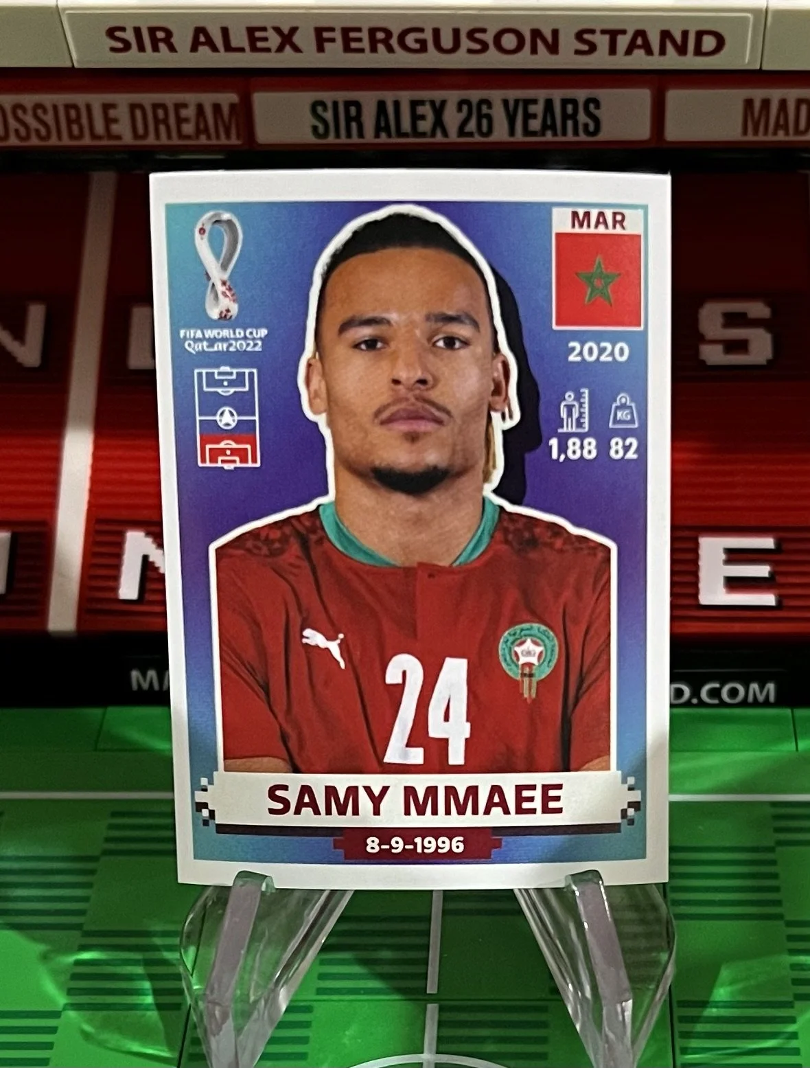 samy mmaee world cup qatar panini sticker