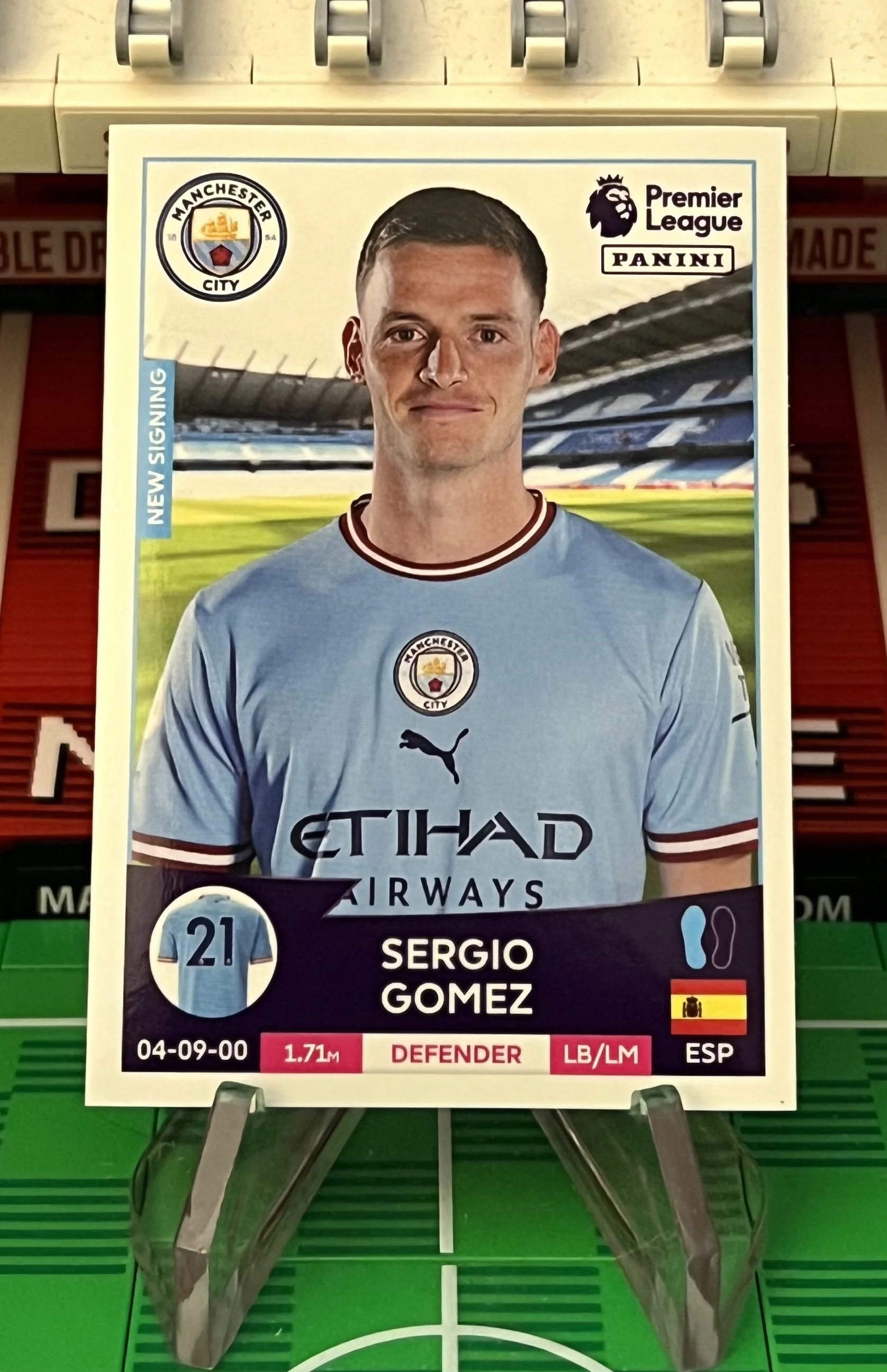 sergio gomez 2023 panini sticker