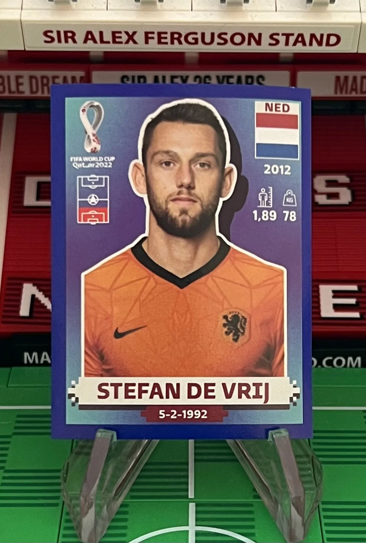 stefan de vrij world cup qatar panini sticker