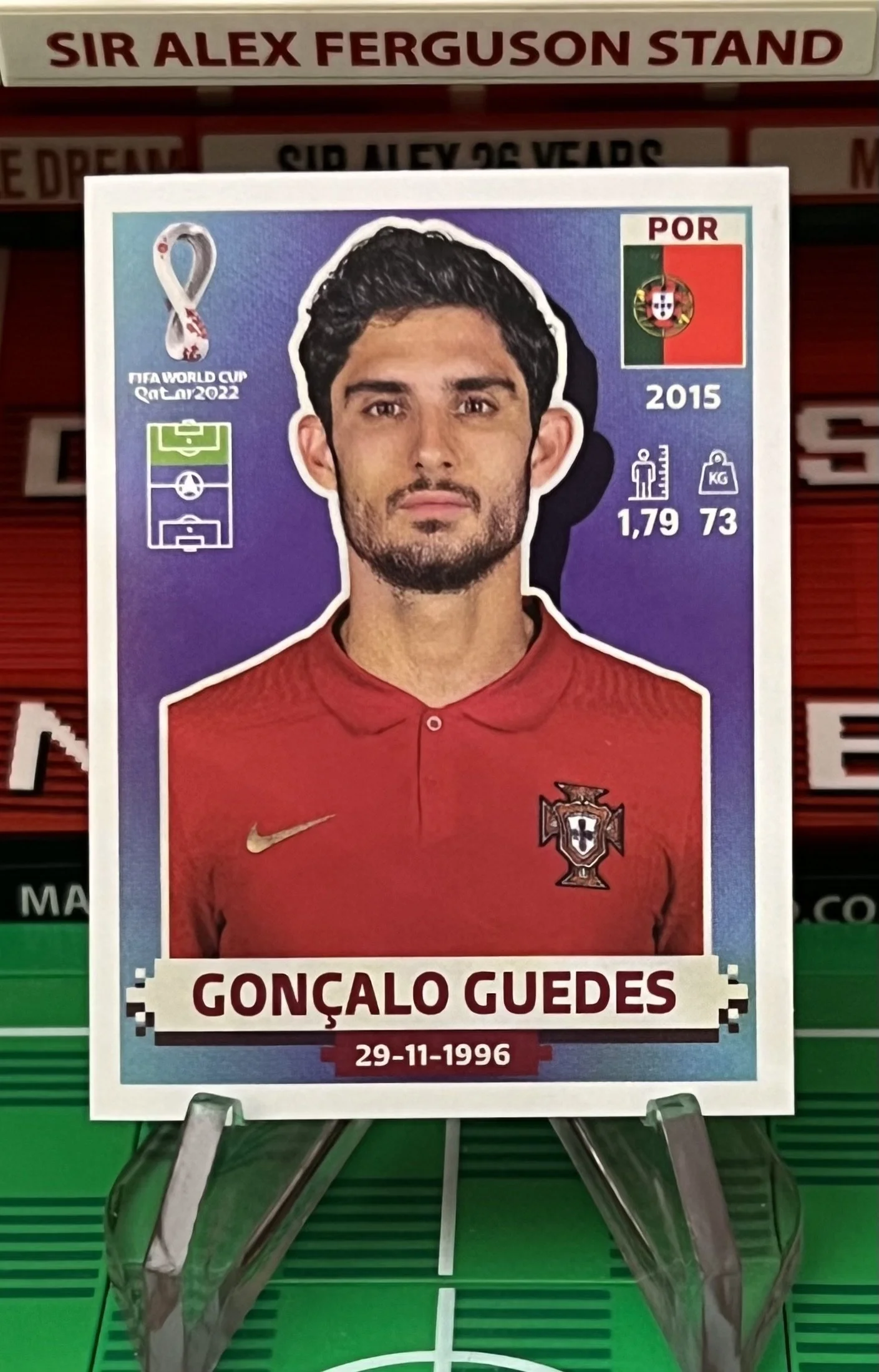 goncalo guedes world cup qatar panini sticker
