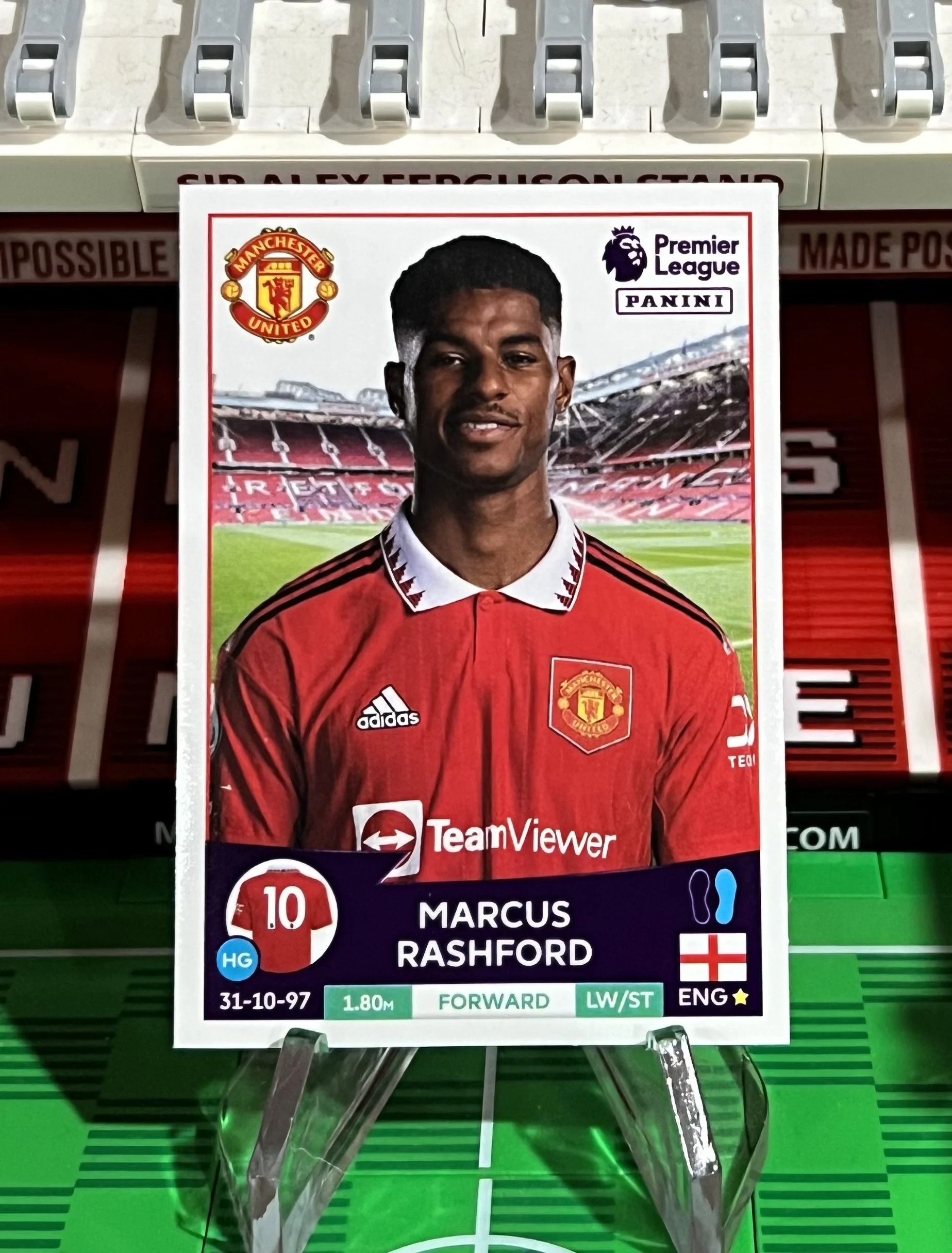 marcus rashford 2023 panini sticker