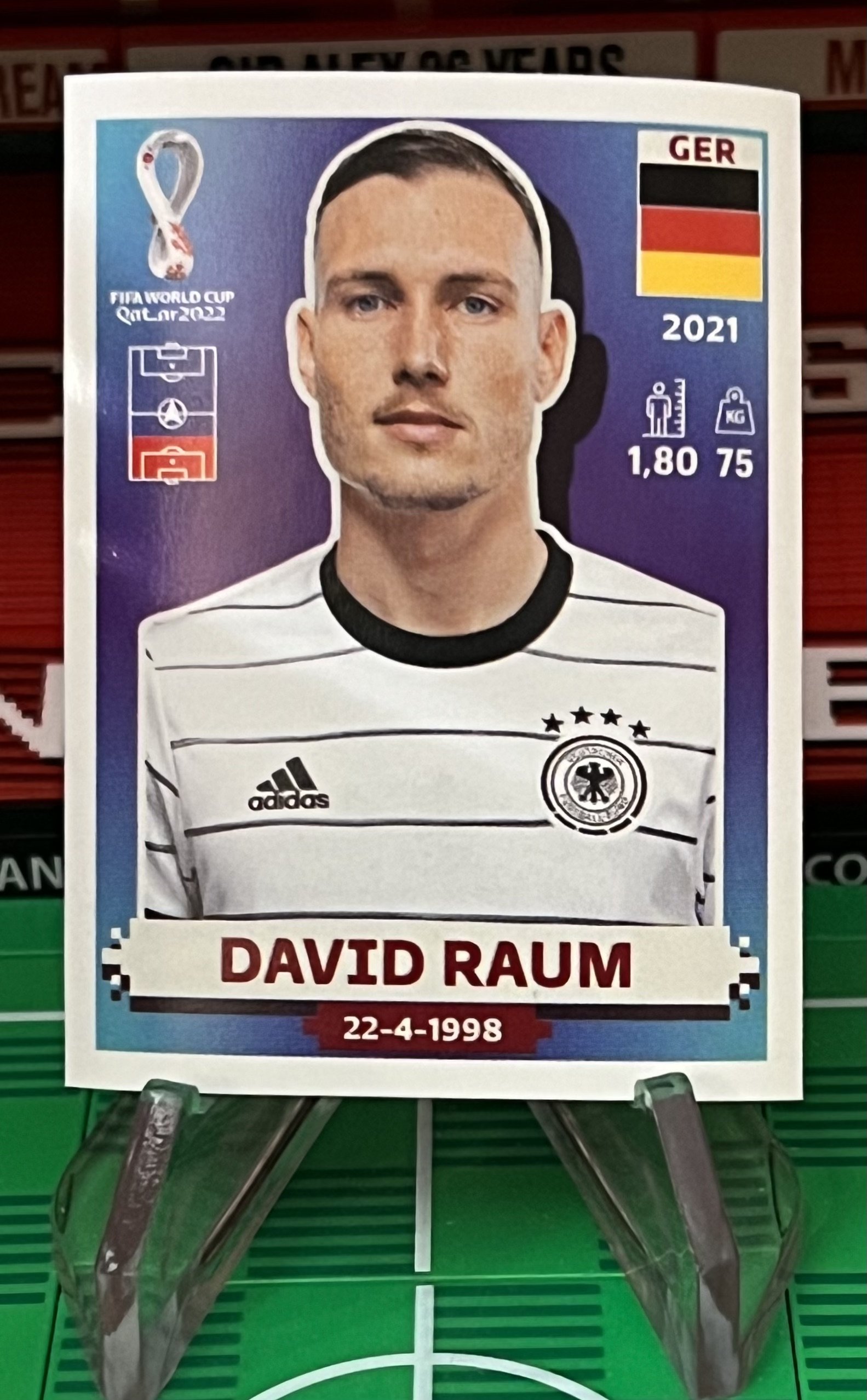 david raum world cup qatar panini sticker