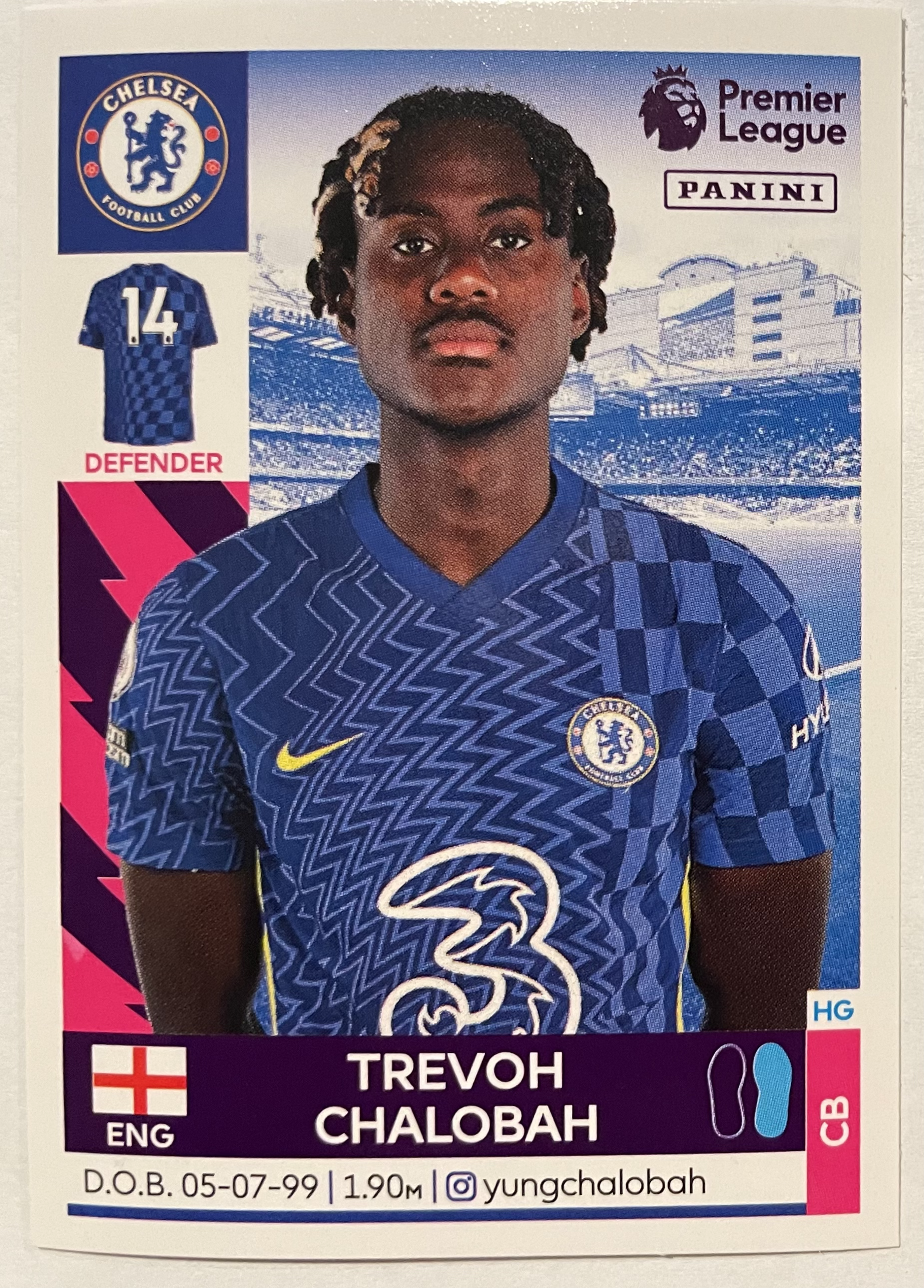 trevoh chalobah 2022 panini sticker