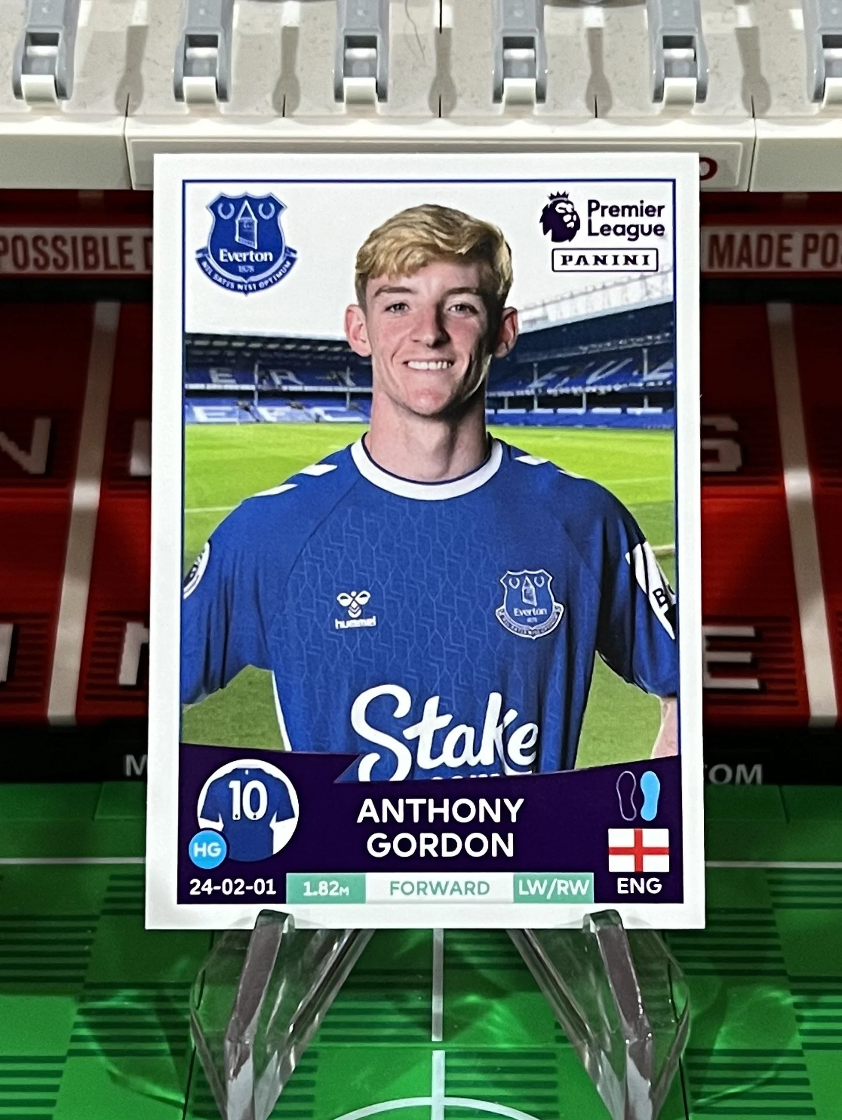 anthony gordon 2023 panini sticker