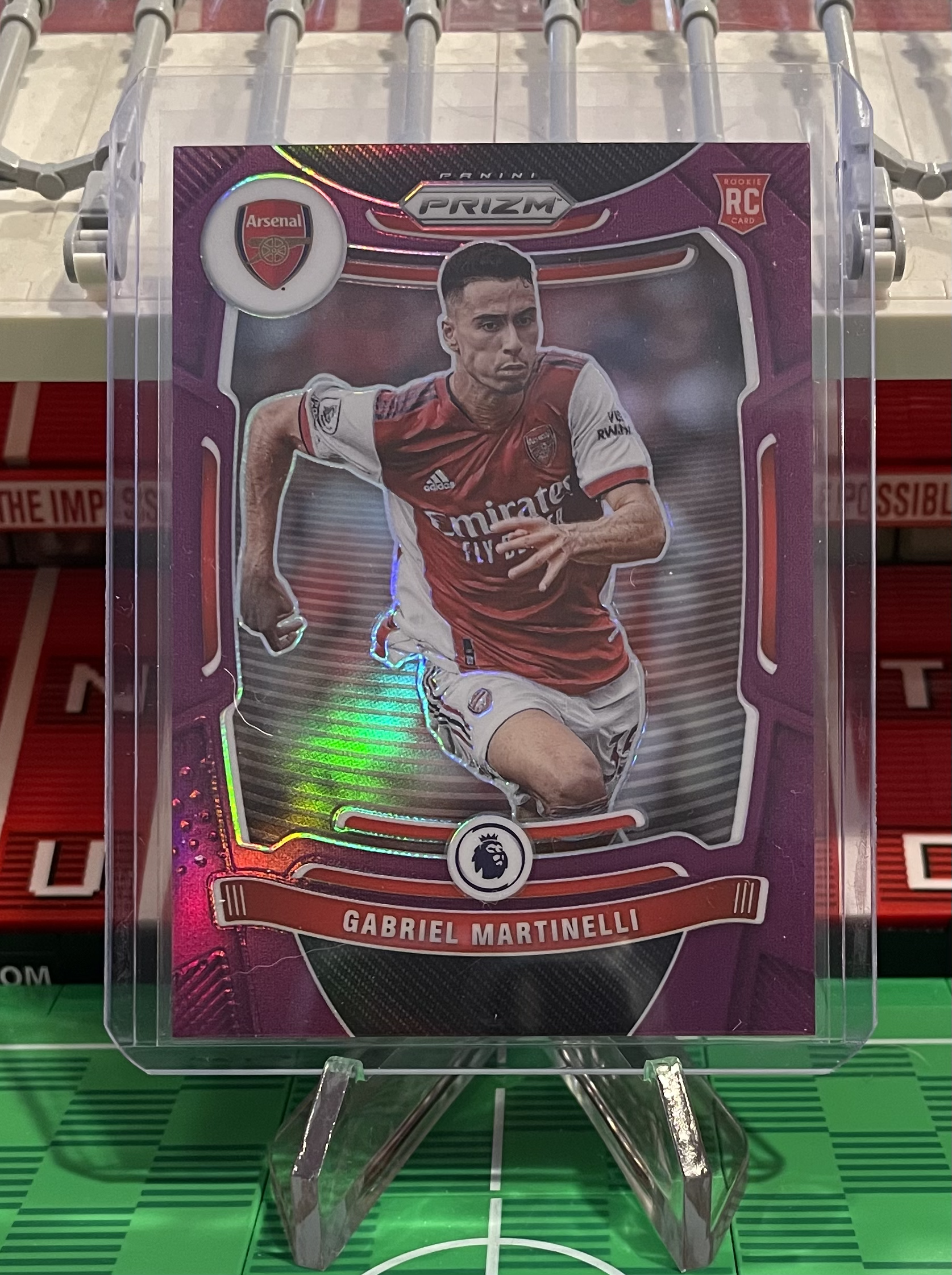 gabriel martinelli purple prizm rookie card