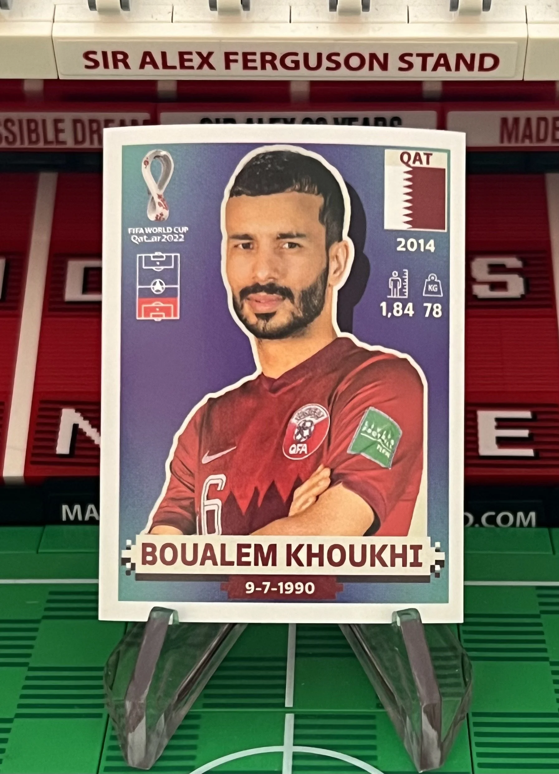 boualem khoukhi world cup qatar panini sticker