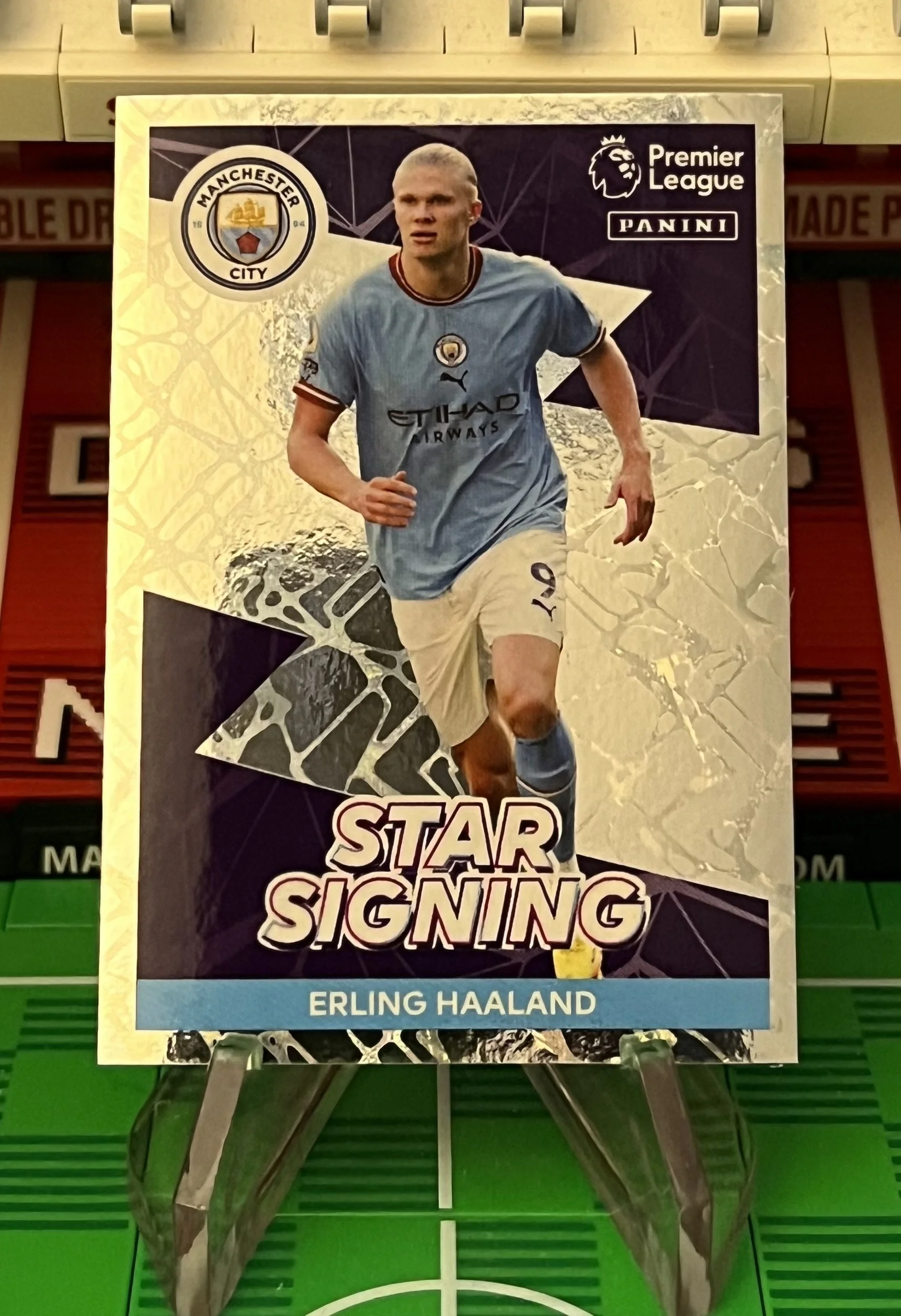 erling haaland 2023 panini star signing sticker