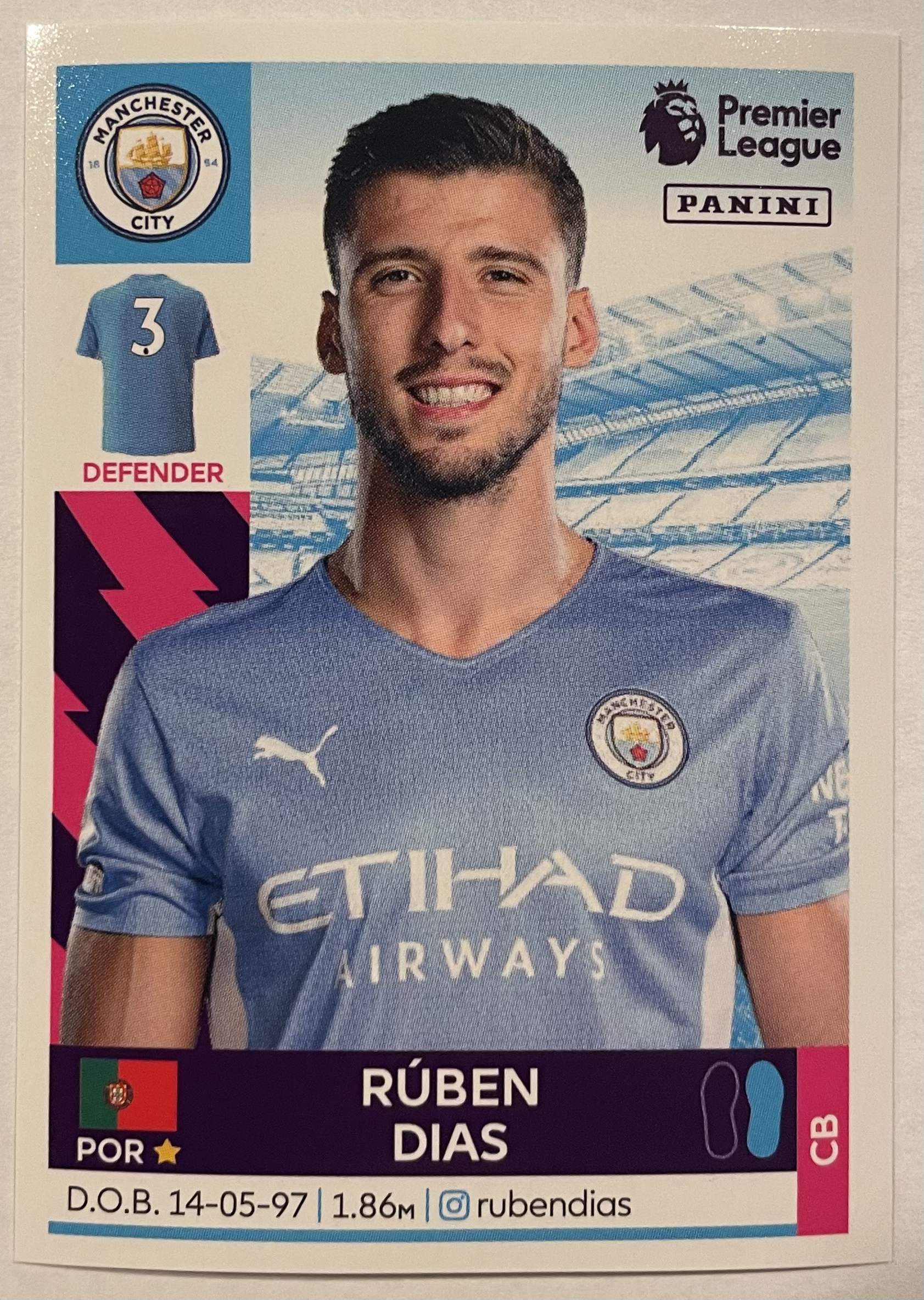 ruben dias 2022 panini sticker