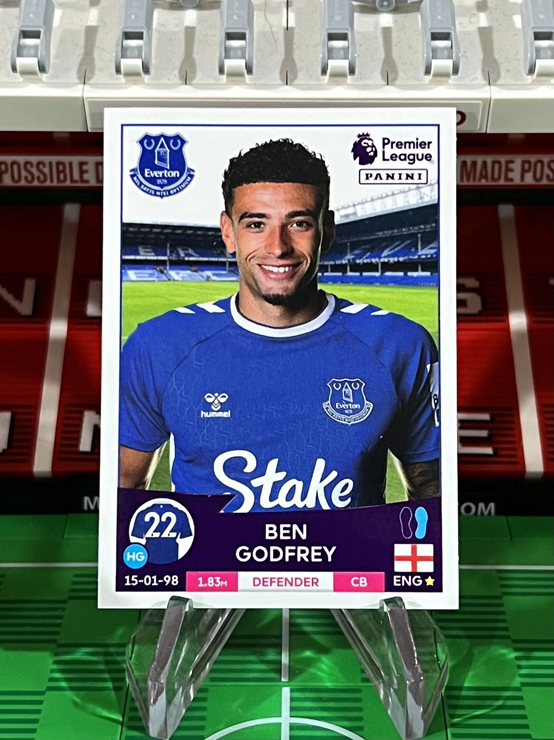 ben godfrey 2023 panini sticker