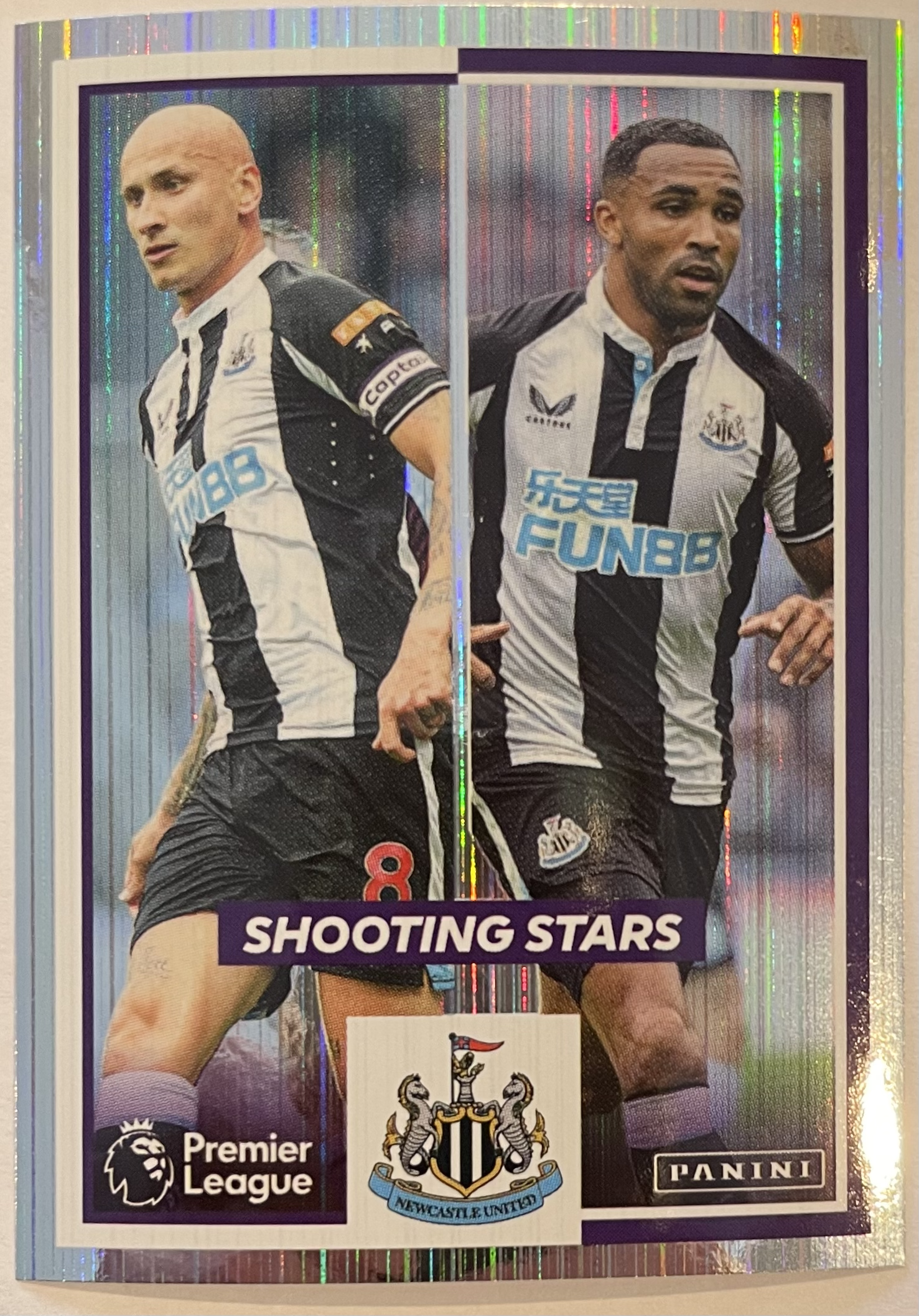 newcastle shooting stars 2022 panini sticker