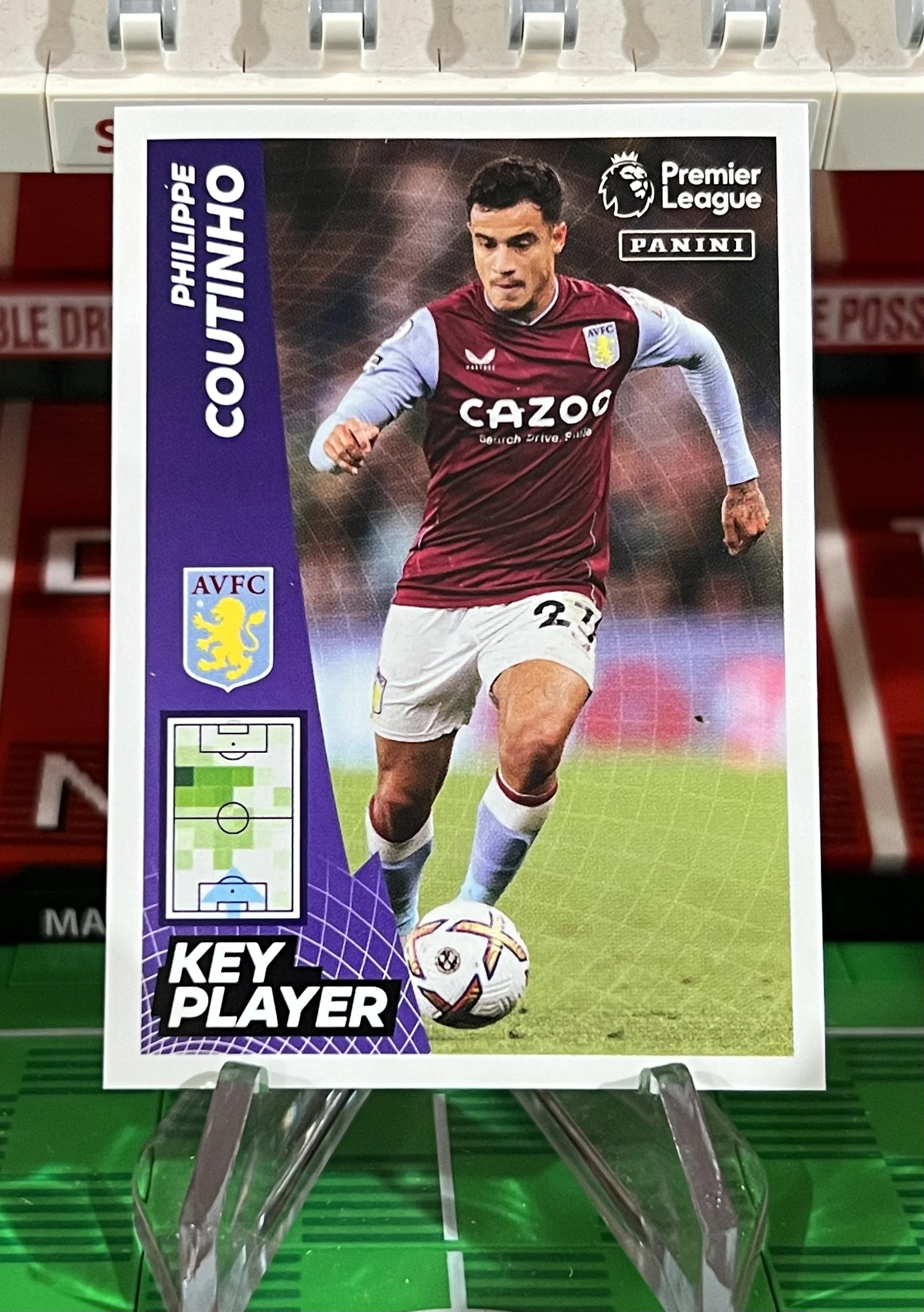 philippe coutinho 2023 panini key player sticker