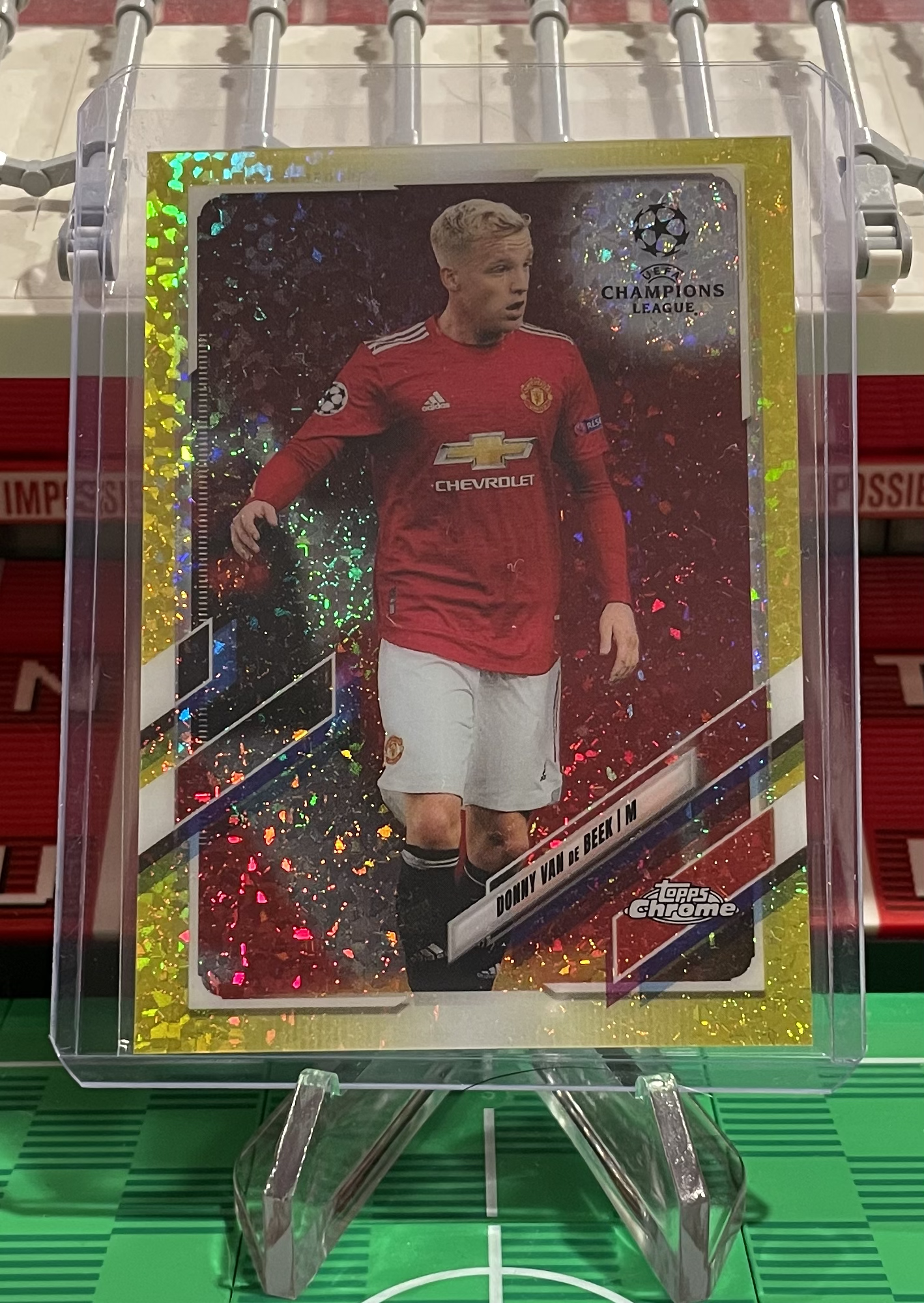 donny van de beek 2020 topps uefa champions league card