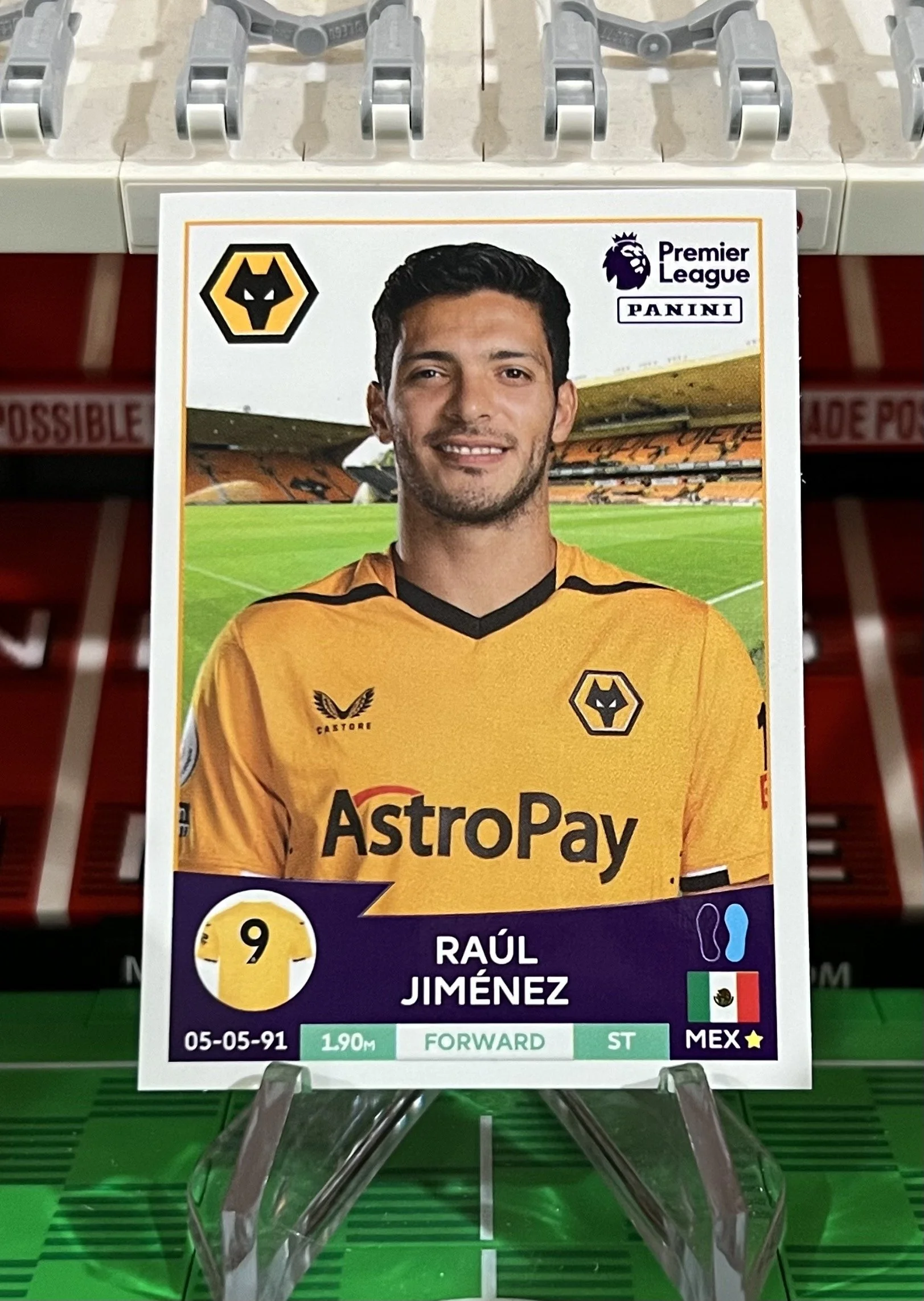 raul jimenez 2023 panini sticker