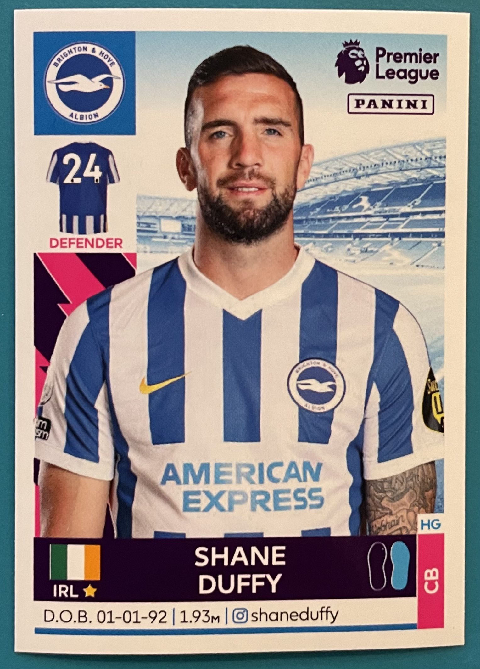 shane duffy 2022 panini sticker