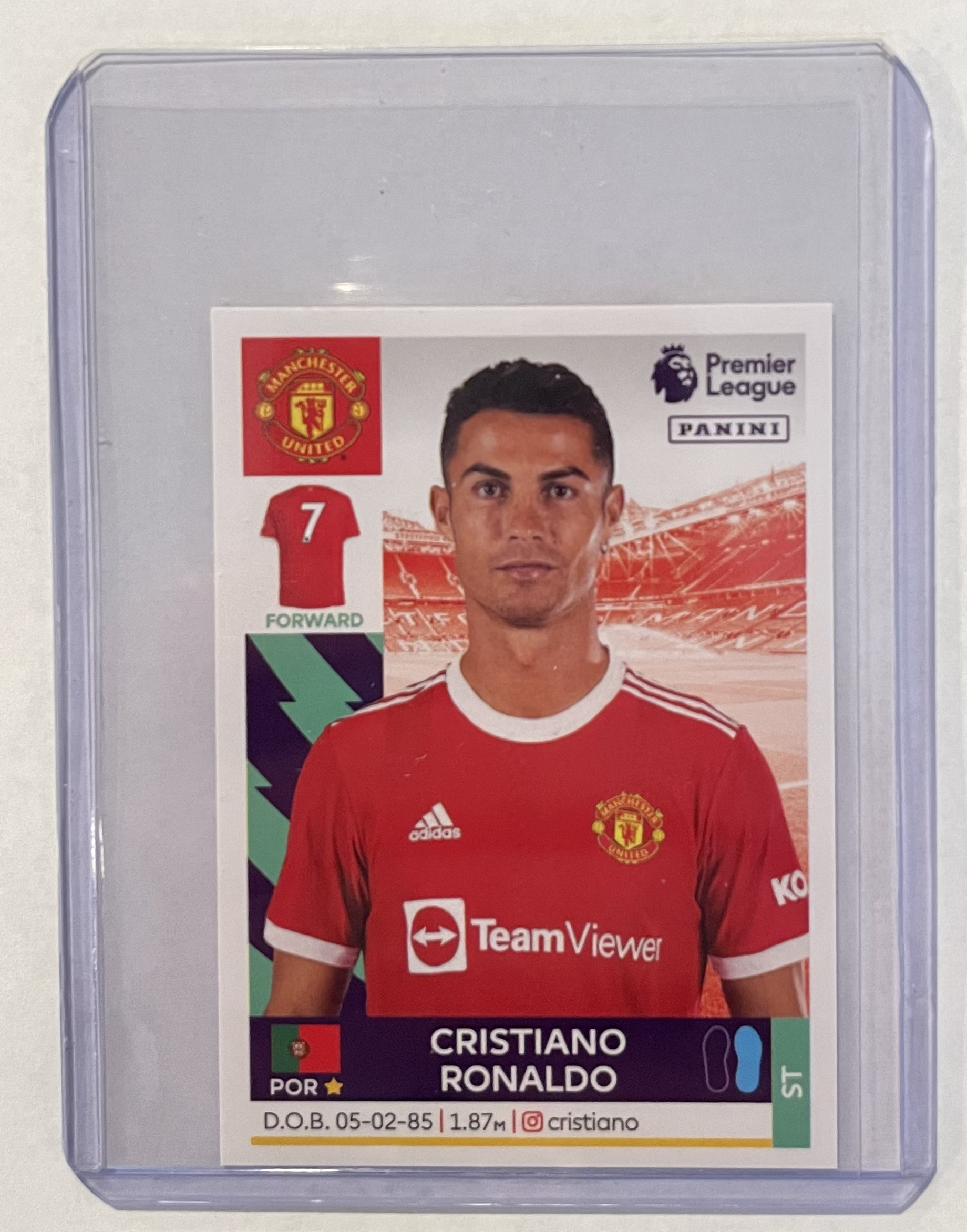 cristiano ronaldo 2022 panini sticker