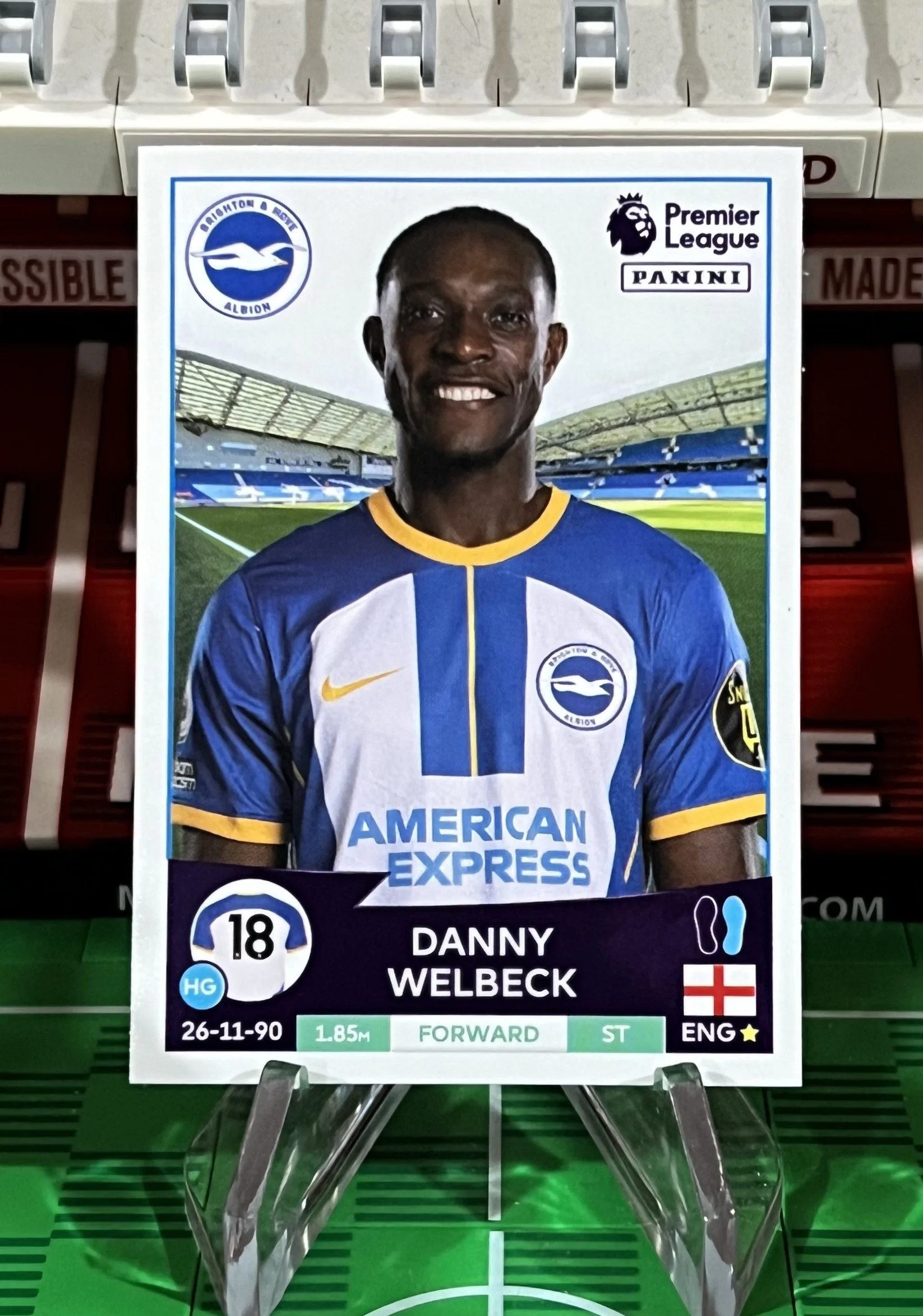 danny welbeck 2023 panini sticker