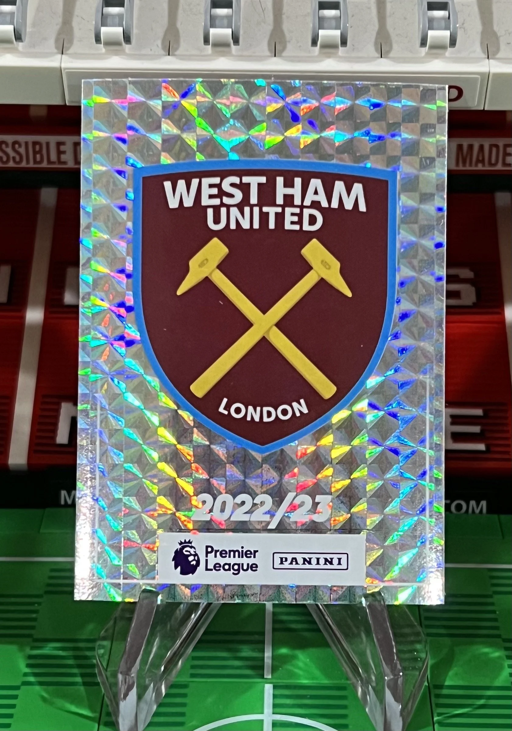 west ham 2023 panini crest sticker