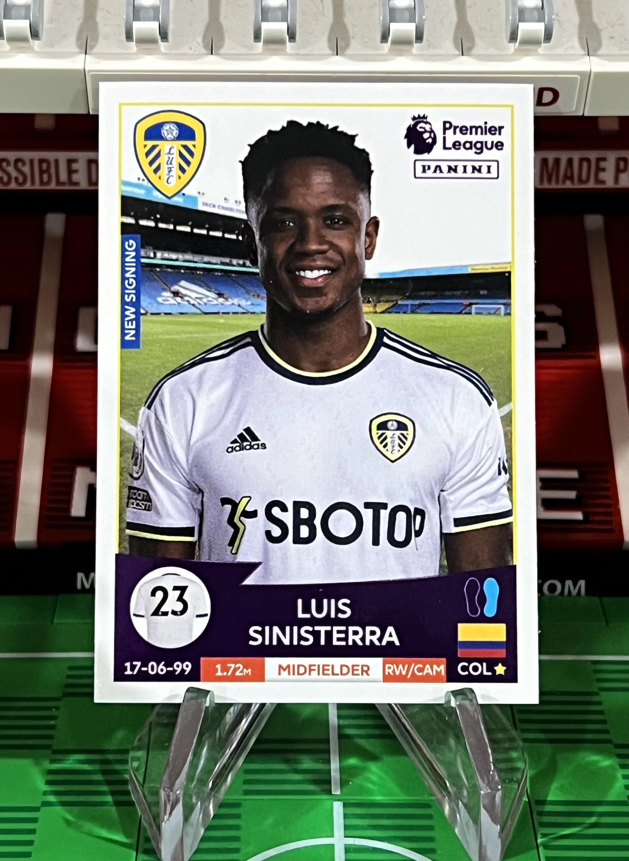 luis sinisterra 2023 panini sticker