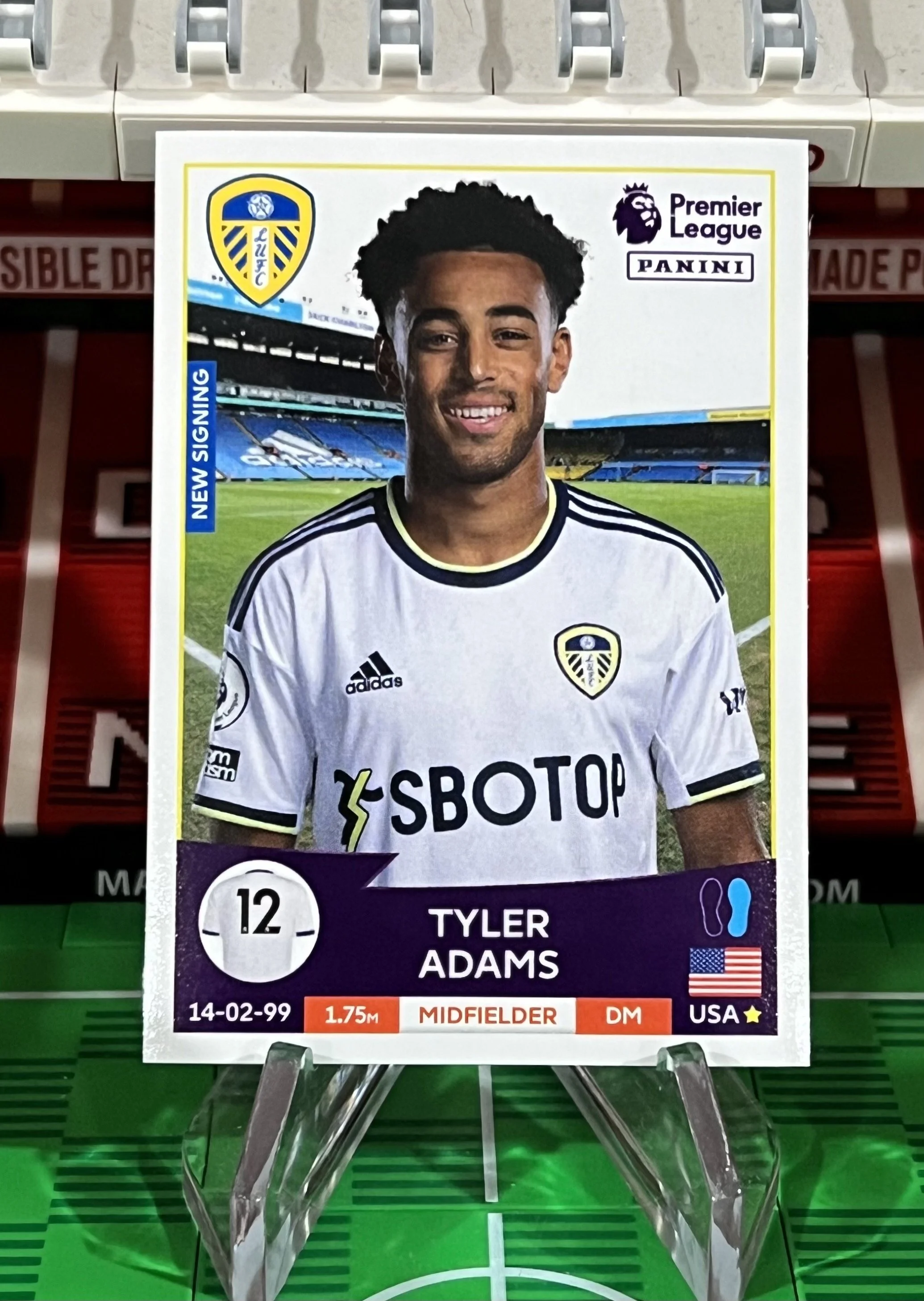 tyler adams 2023 panini sticker