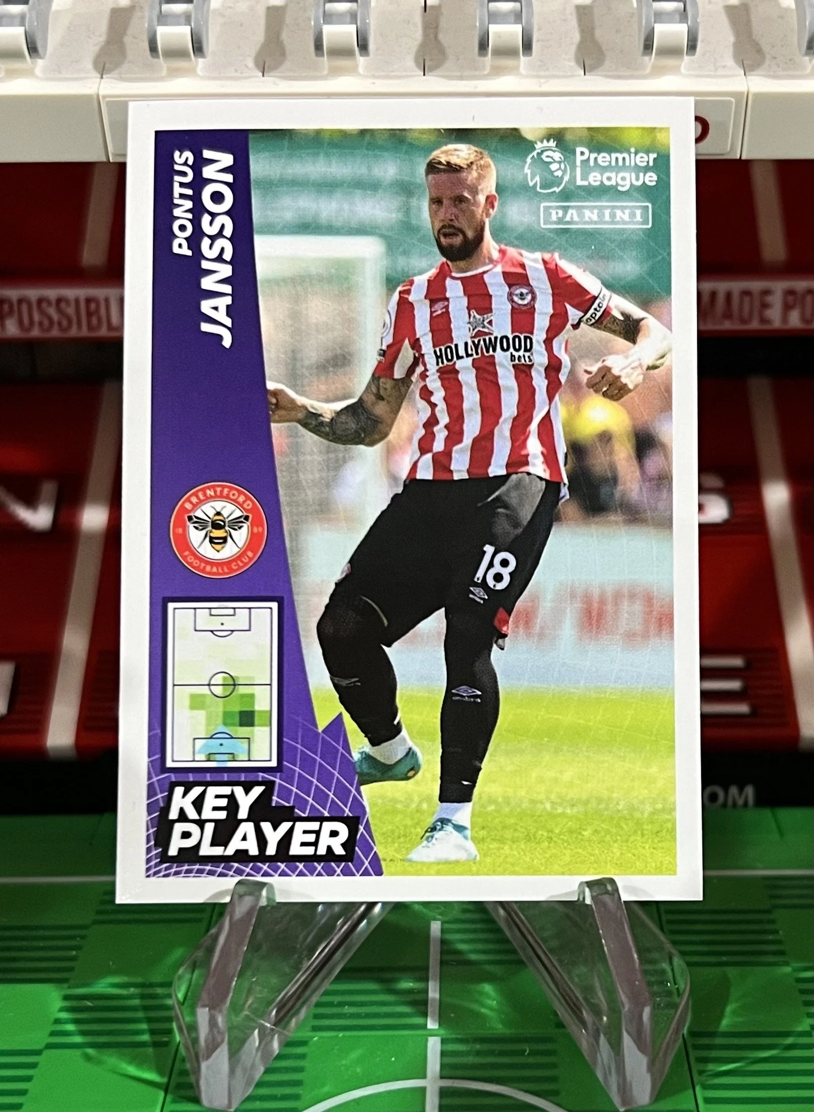 pontus jansson 2023 panini key player sticker