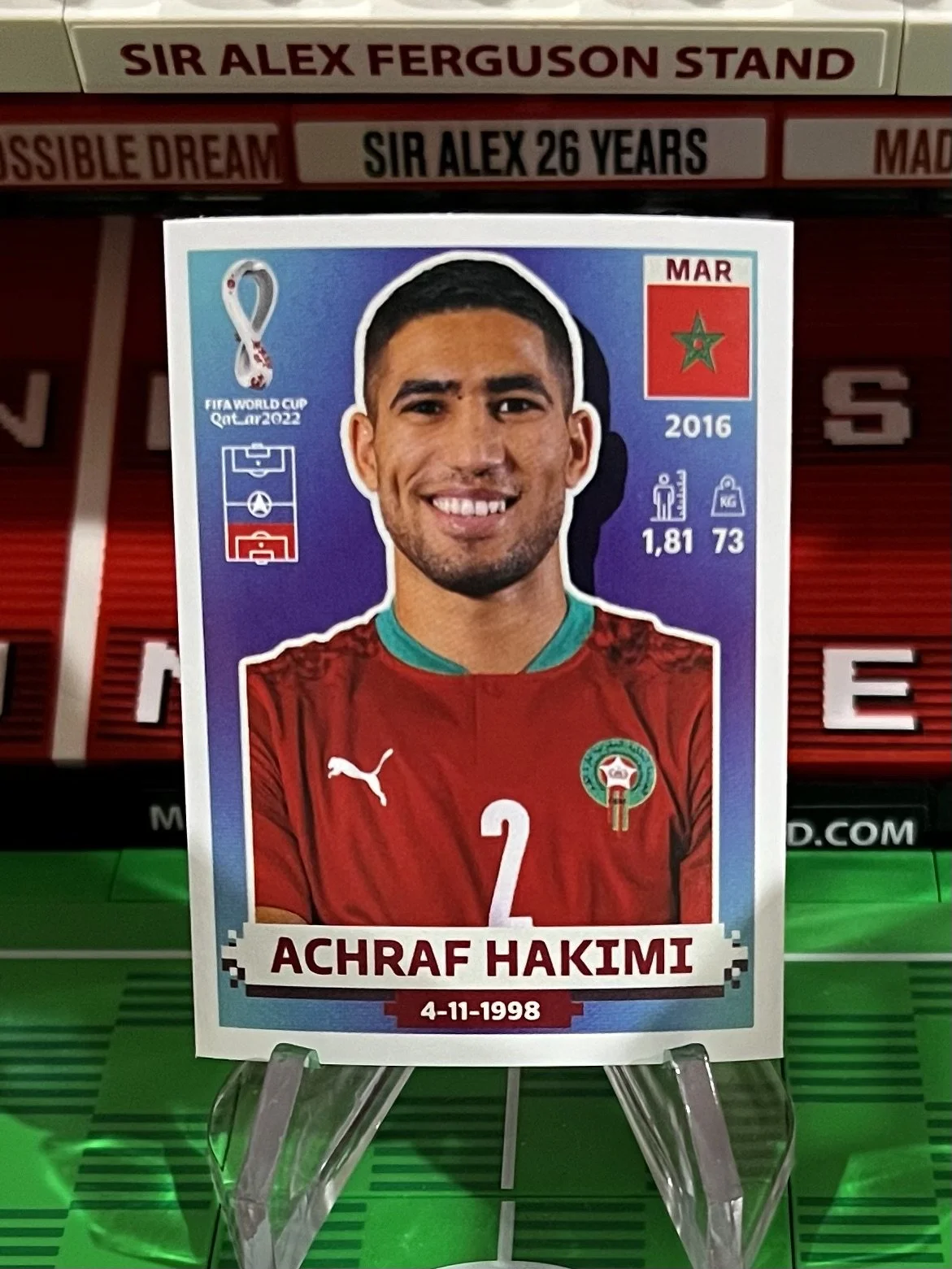 achraf hakimi world cup qatar panini sticker