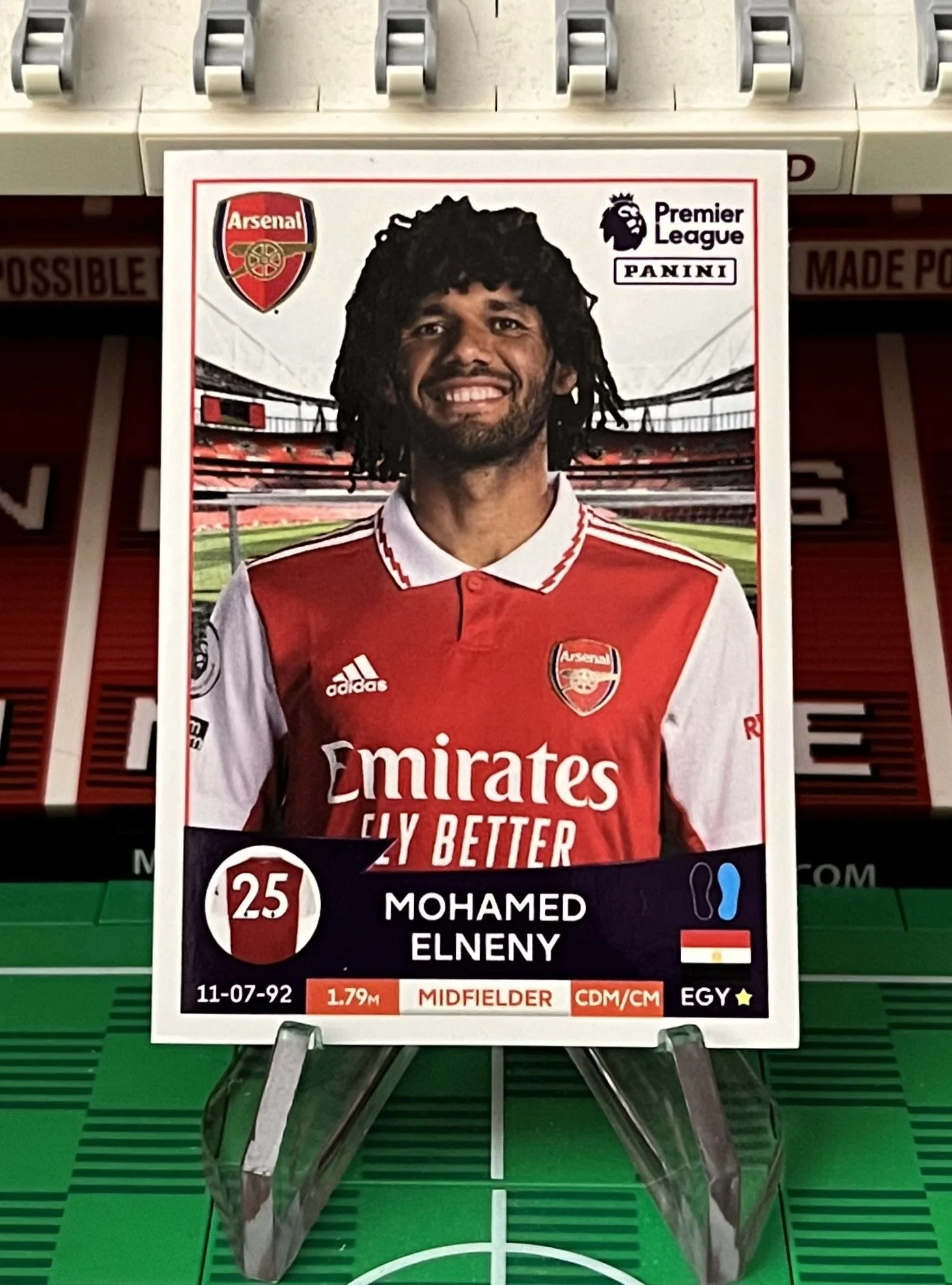 mohamed elneny 2023 panini sticker