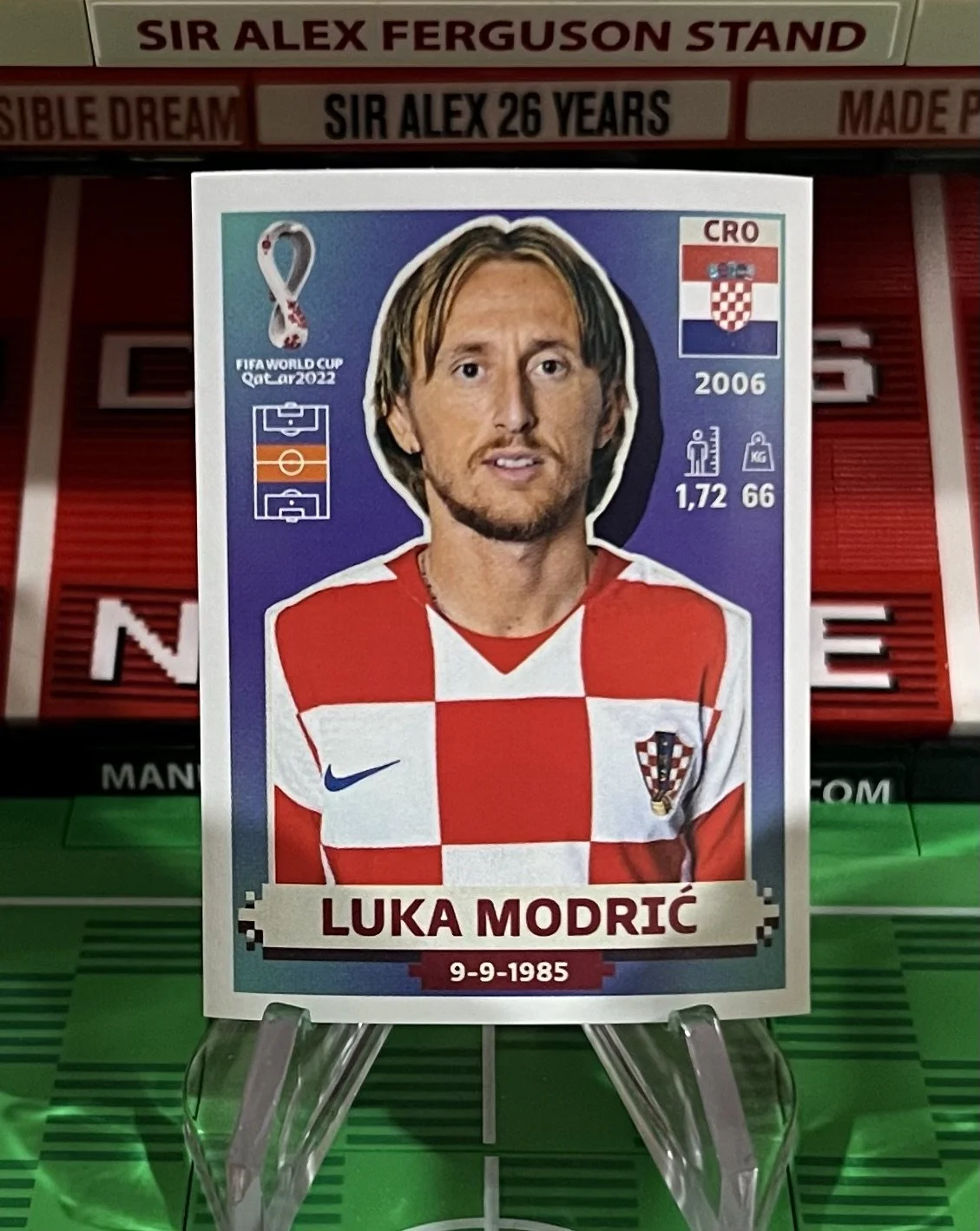 luka modric world cup qatar panini sticker