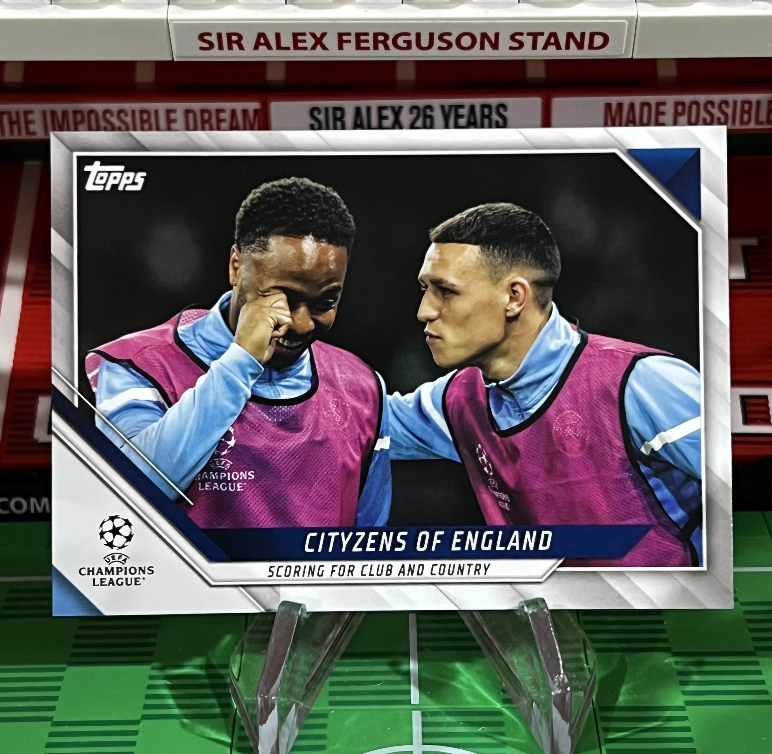 cityzens of england 2022 topps uefa champions league card