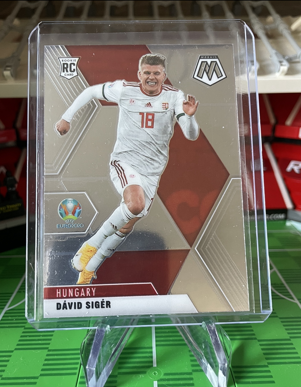david siger rookie card panini mosaic euro 2020