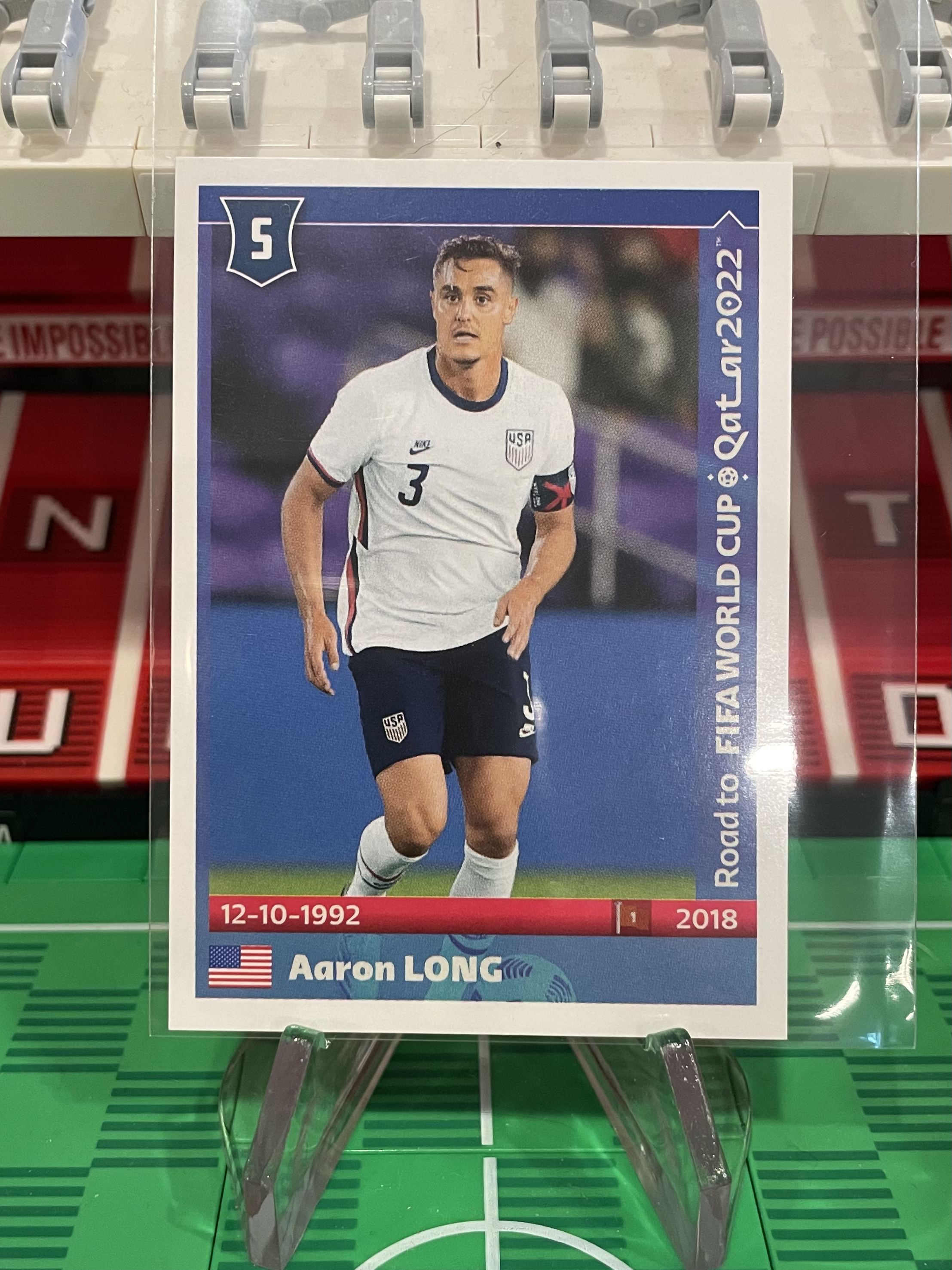 aaron long 2022 world cup panini sticker