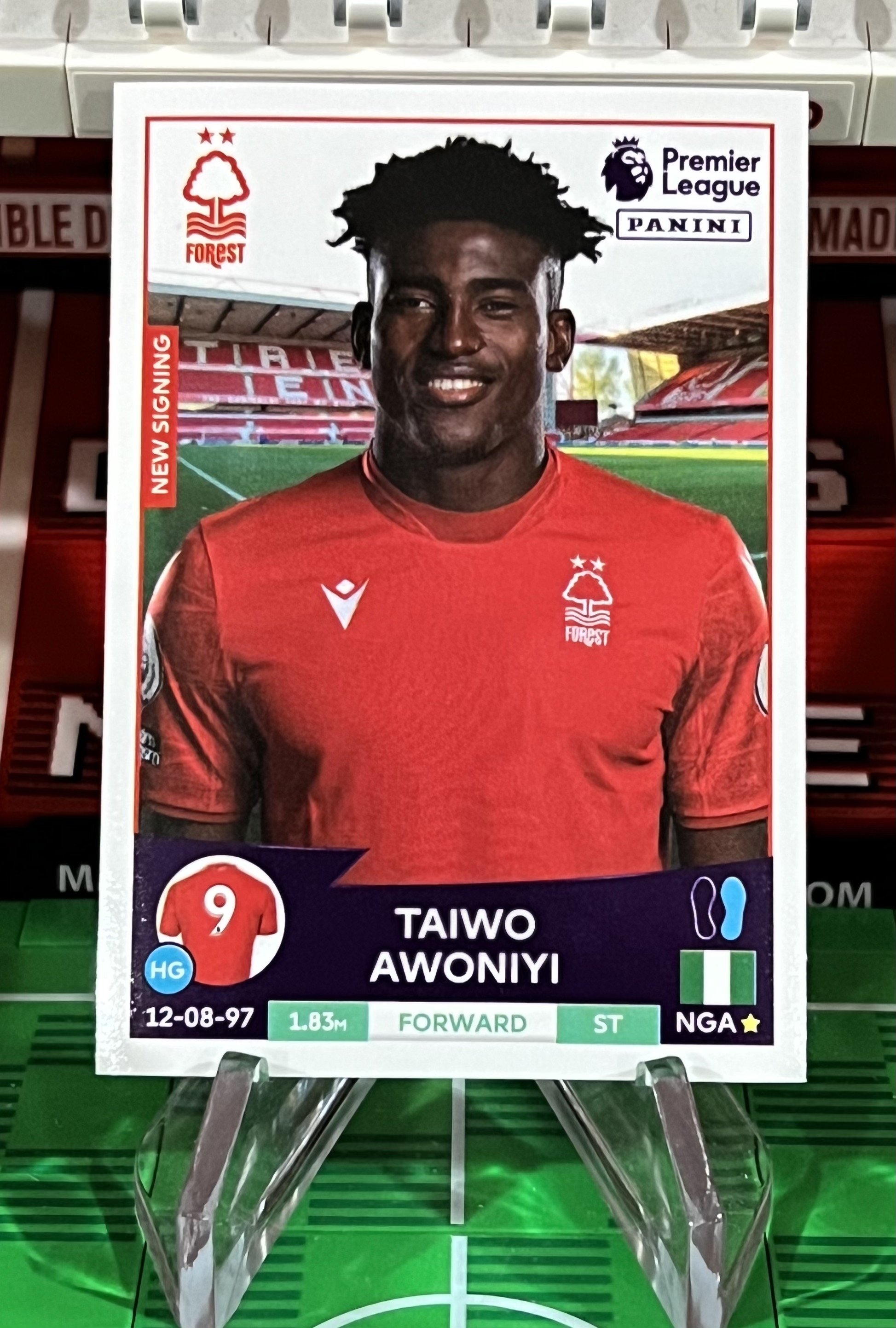 taiwo awoniyi 2023 panini sticker