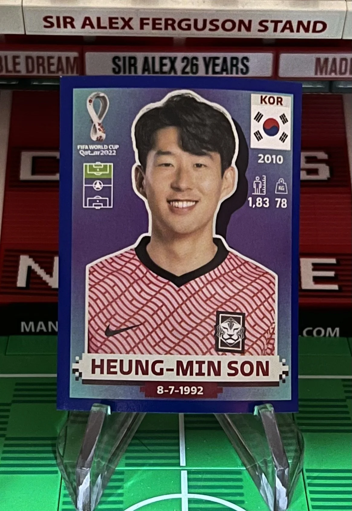 heung min son world cup qatar panini sticker