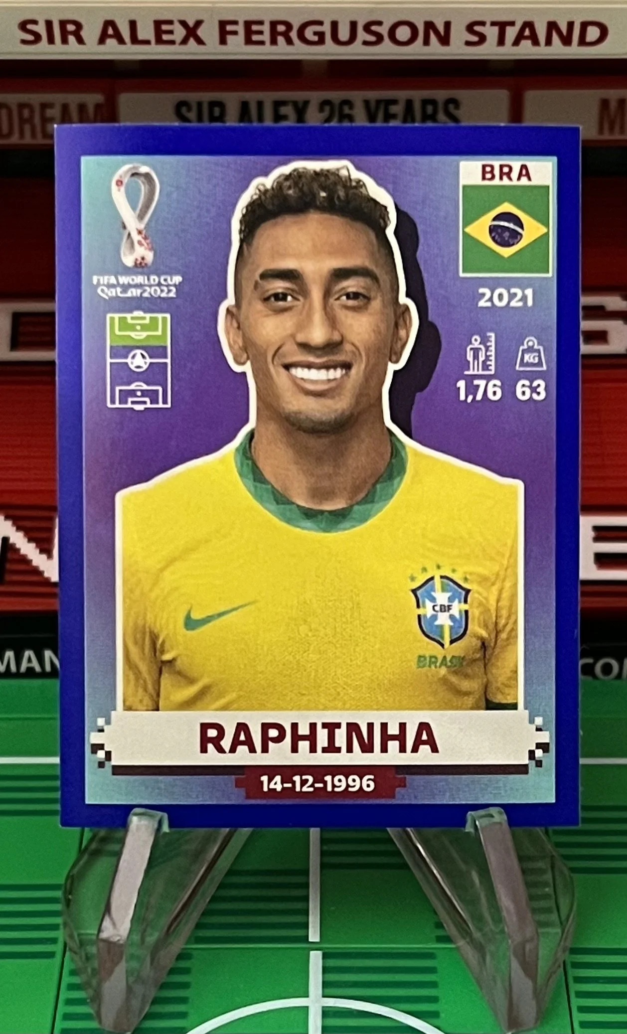 raphinha world cup qatar panini sticker