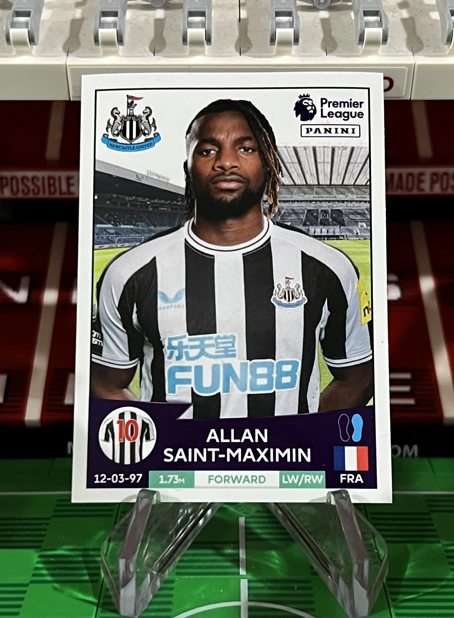 allan saint maximin 2023 panini sticker